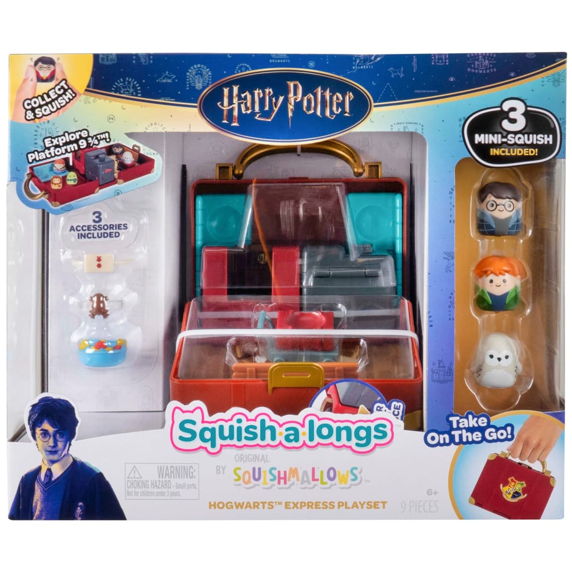 Harry Potter Squish-a-longs Hogwarts Express Playset