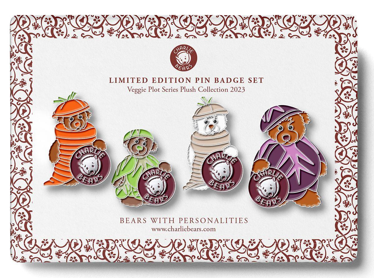 Pin Badge Veggie Plot Set