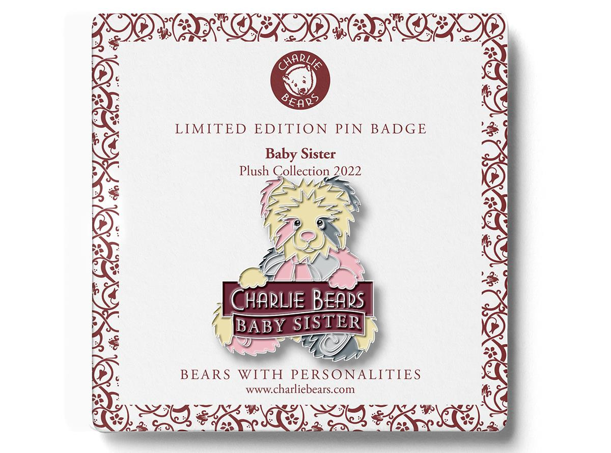 Pin Badge Baby Sister