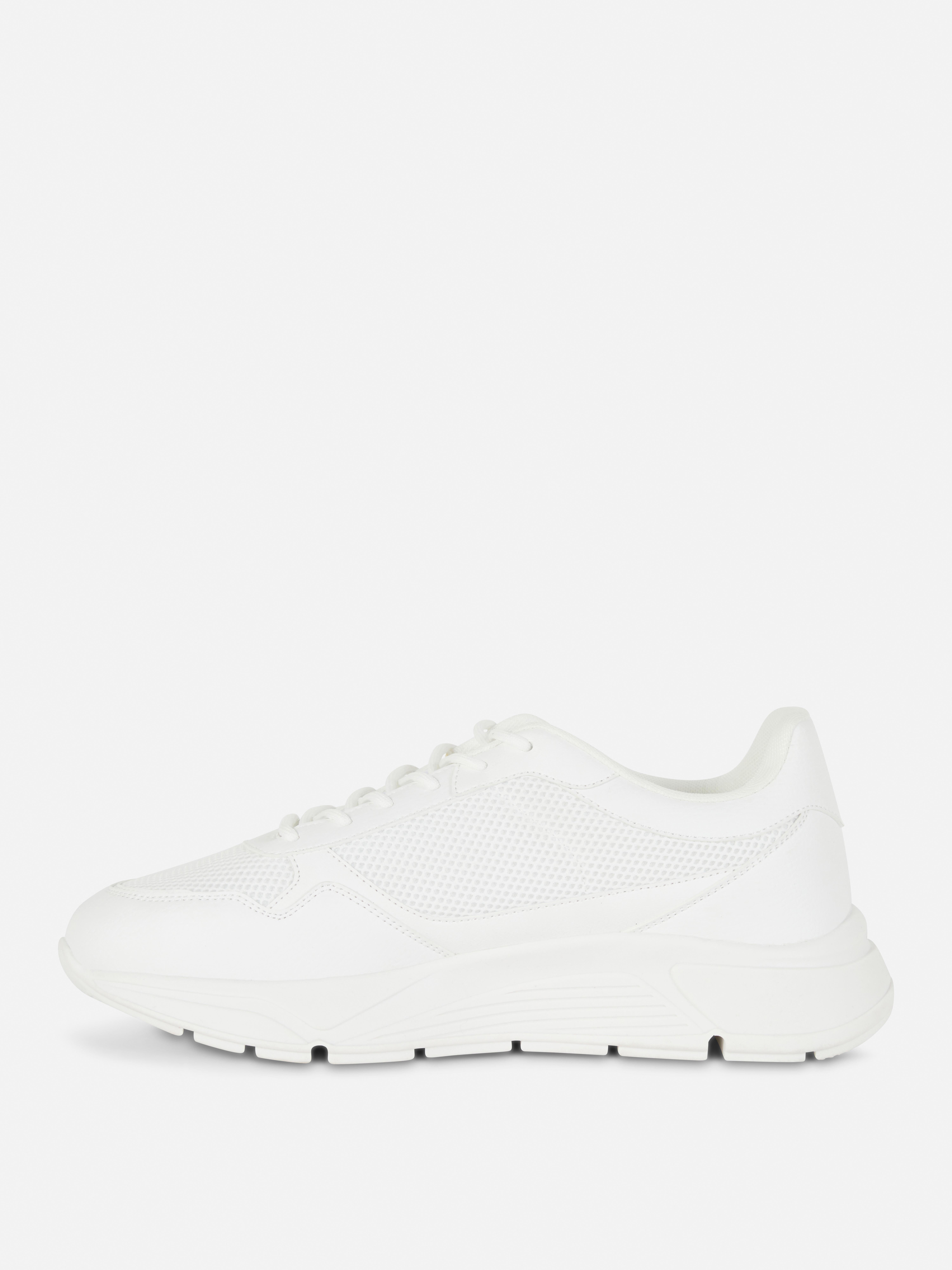 Mesh Lace-Up Sneakers