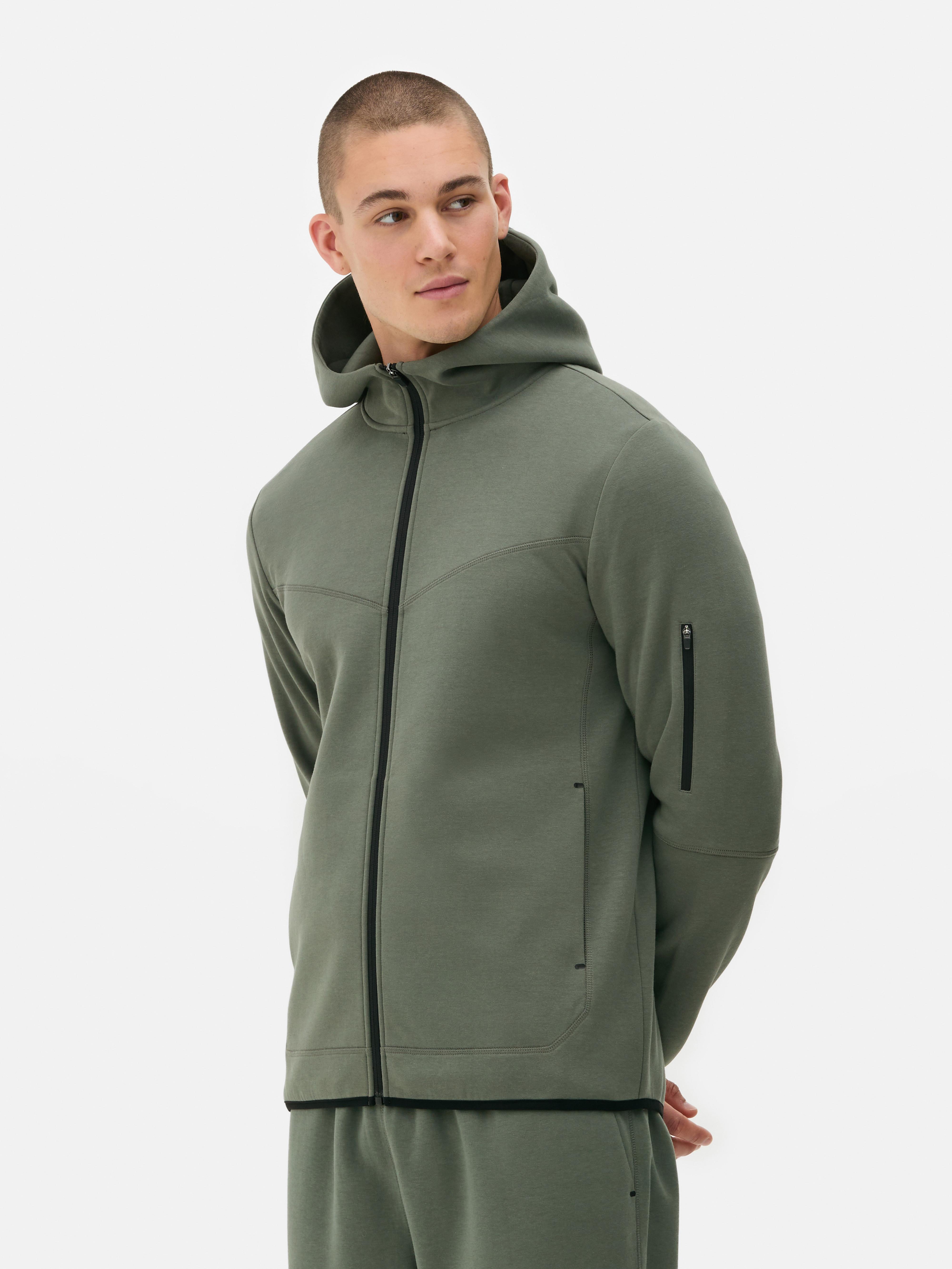 Zip Up Hooded Sweatshirt