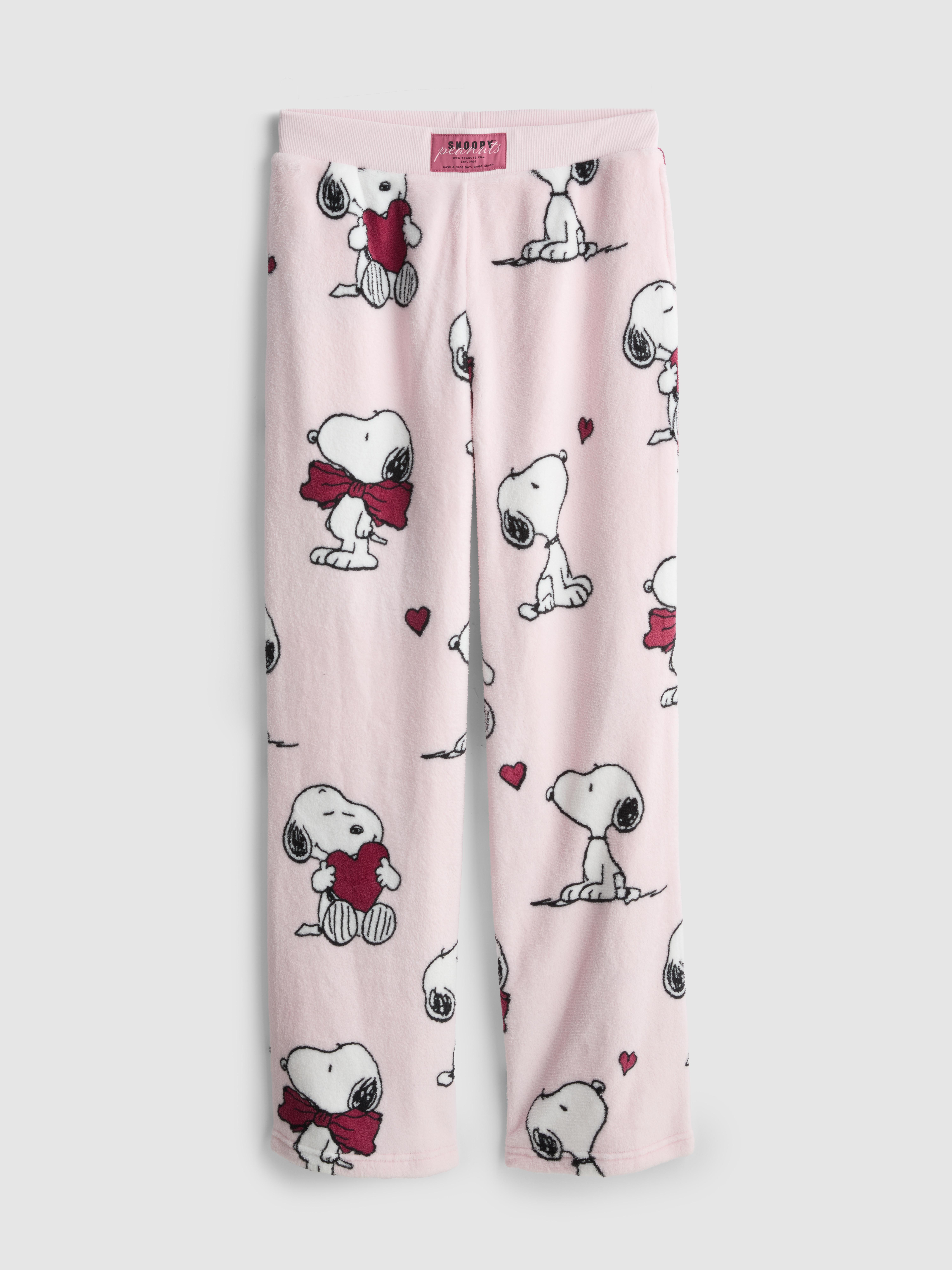 Snoopy Plush Pajama Bottoms