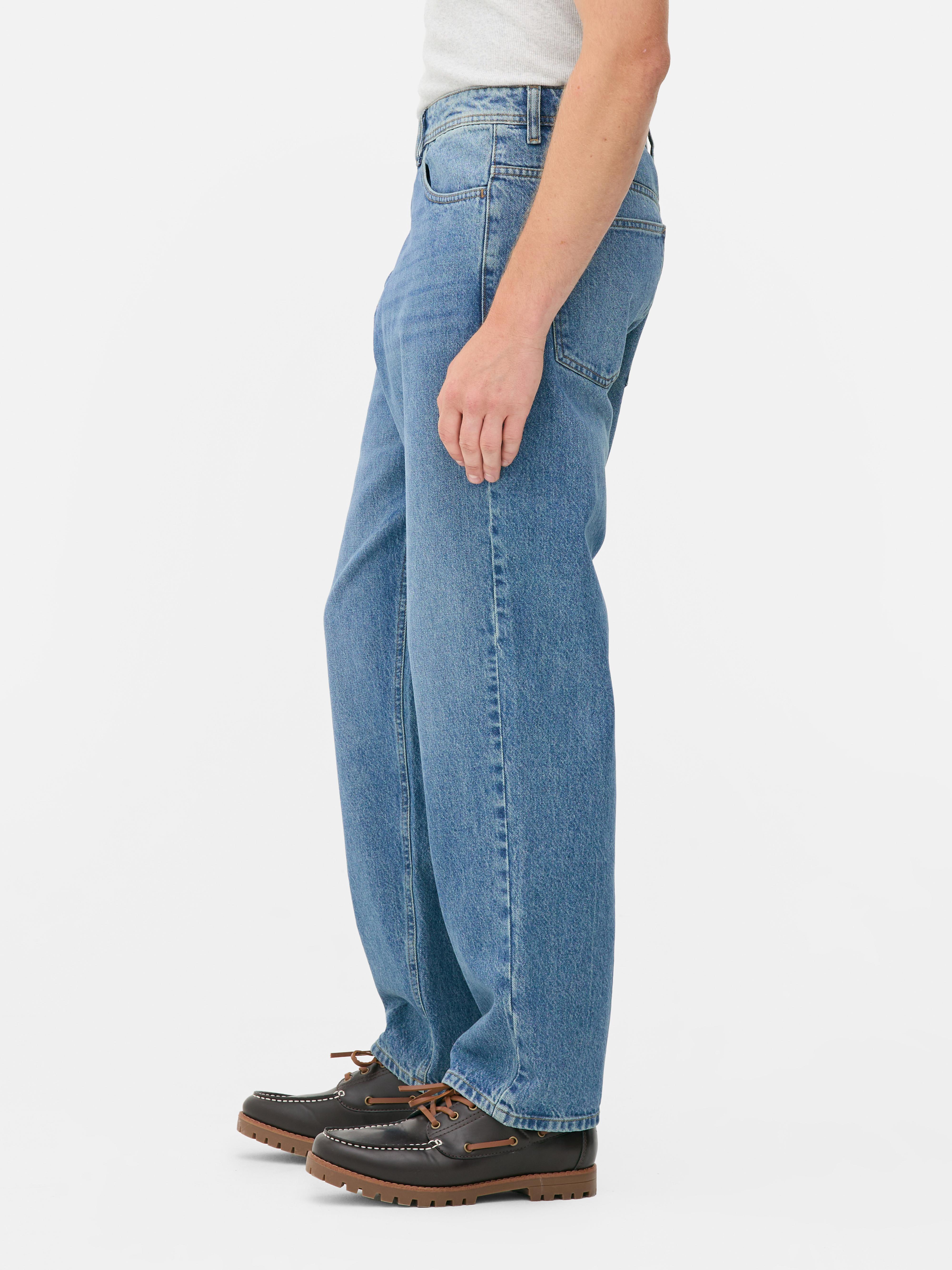 High-Waisted Relaxed Jeans