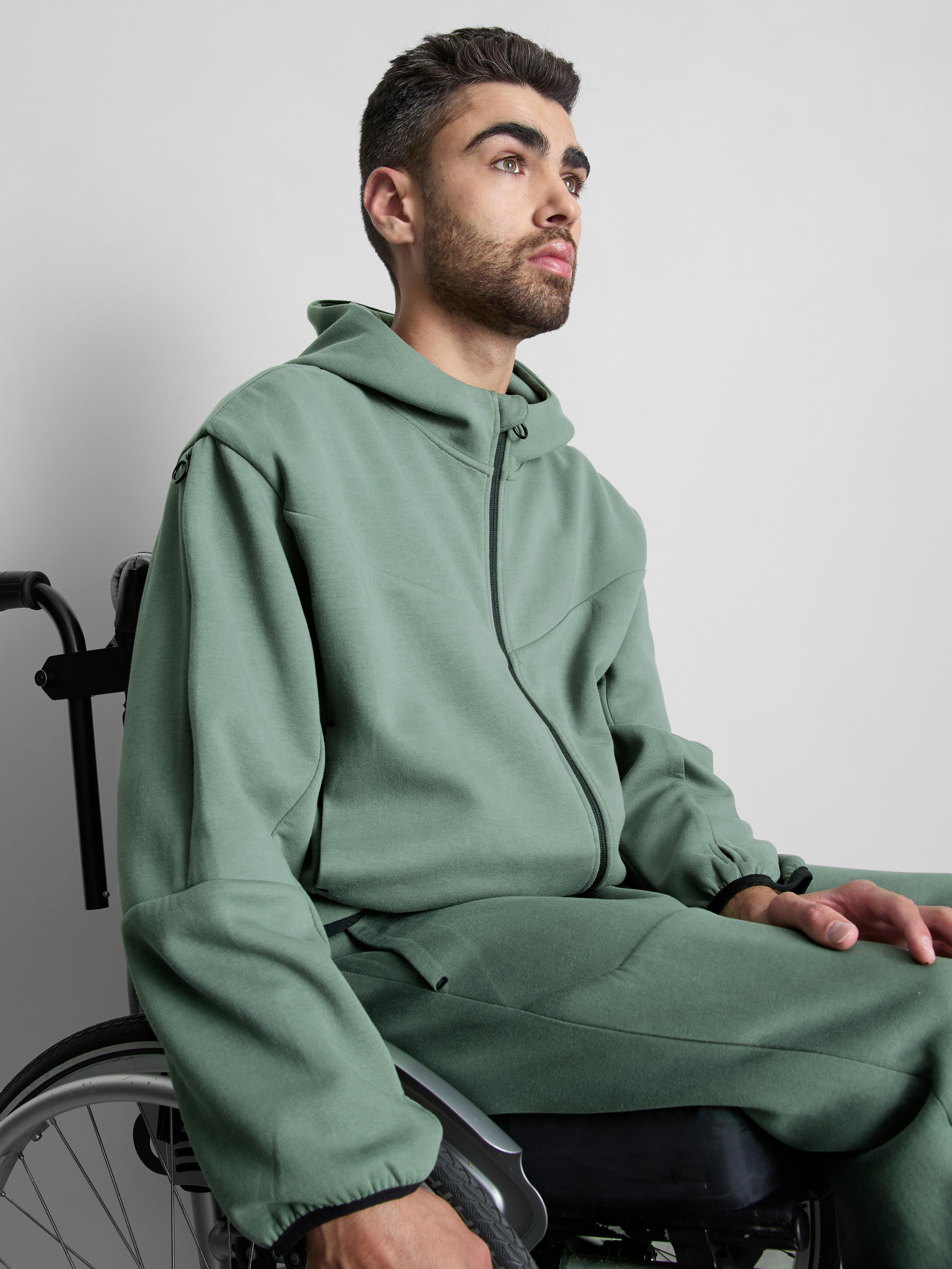 Adaptive Seated Zip Hoodie