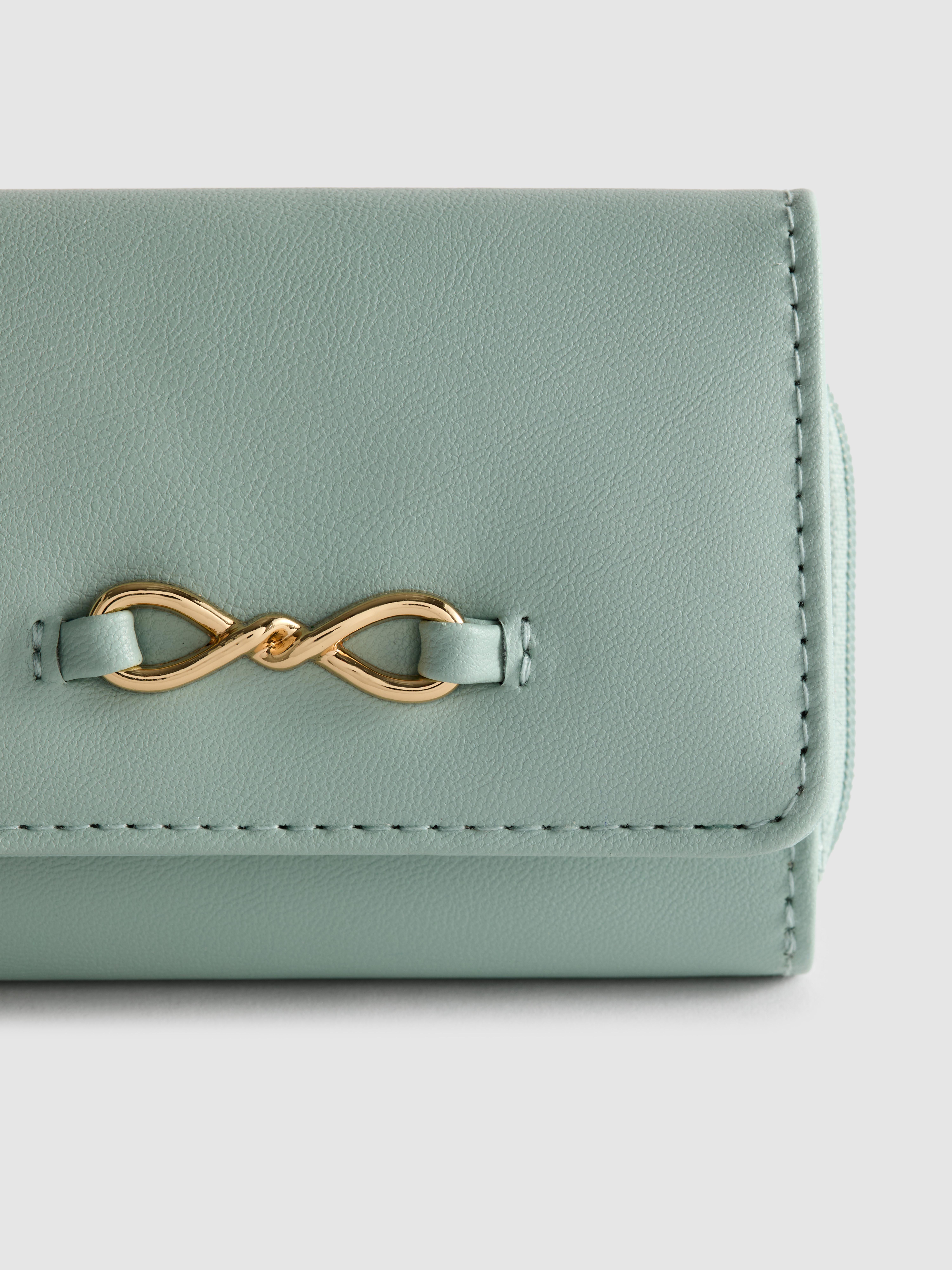 Faux Leather Eternity Purse