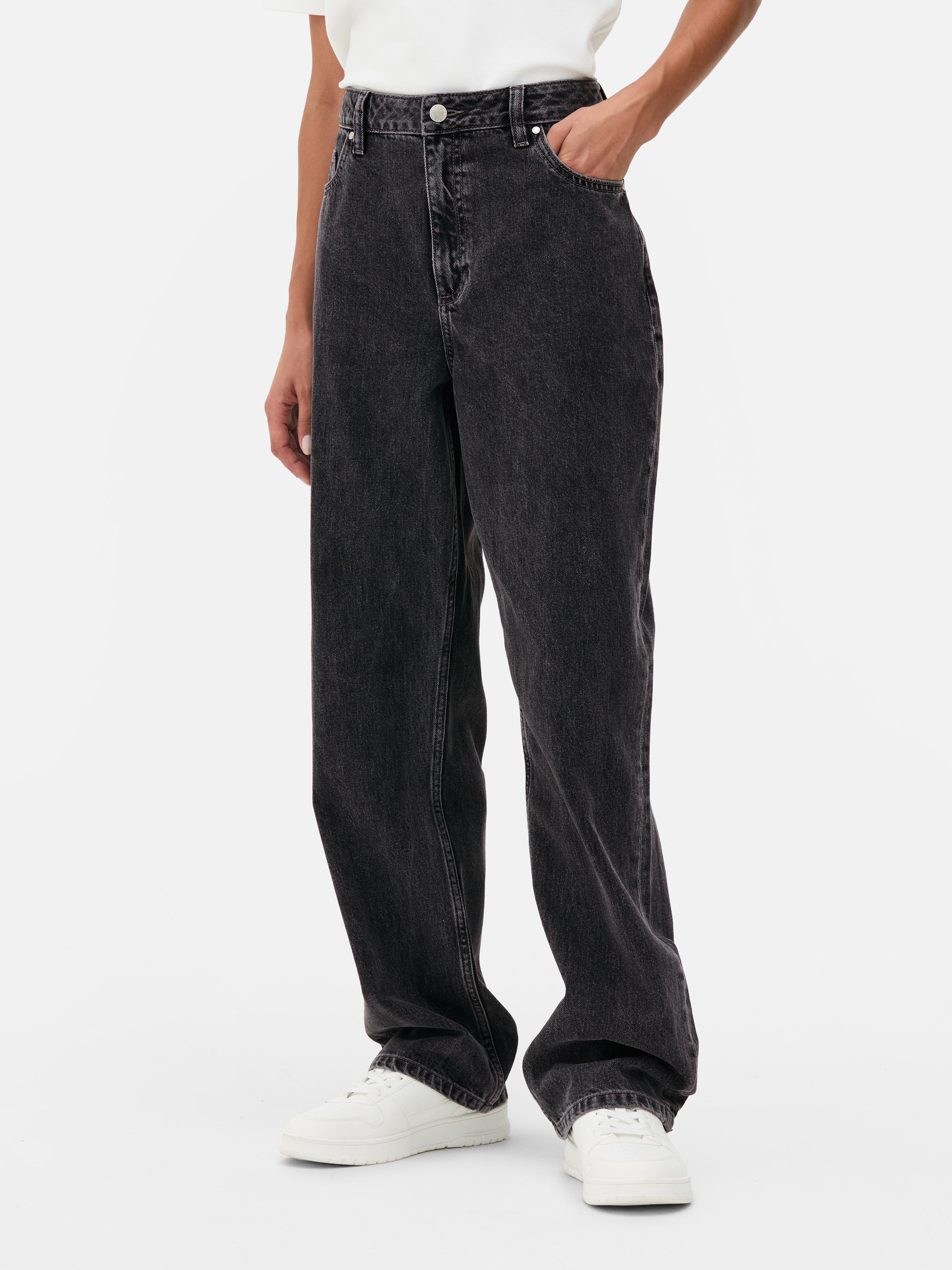 The Edit High-Waisted Straight Leg Jeans