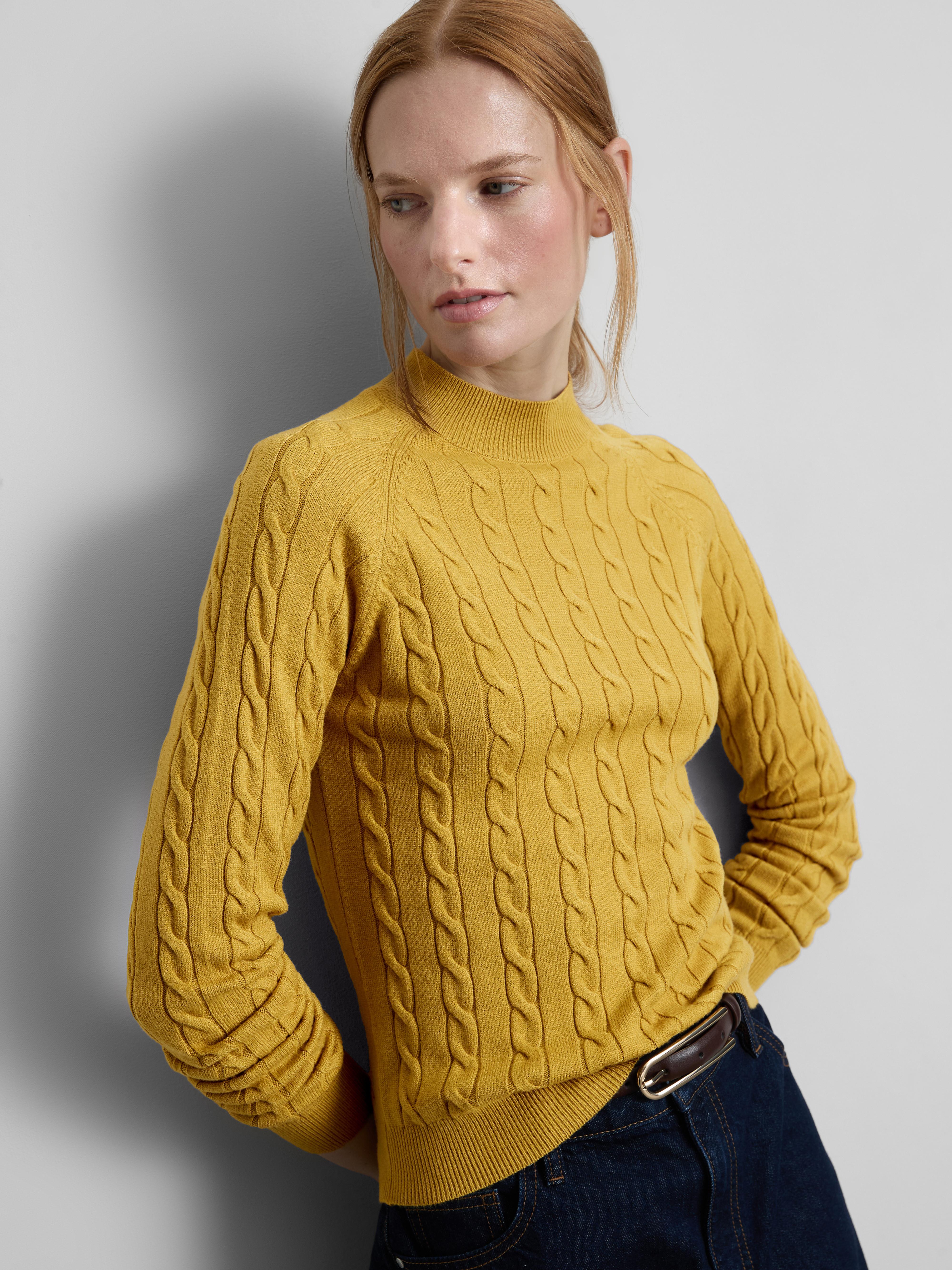 Turtle Neck Cable Sweater
