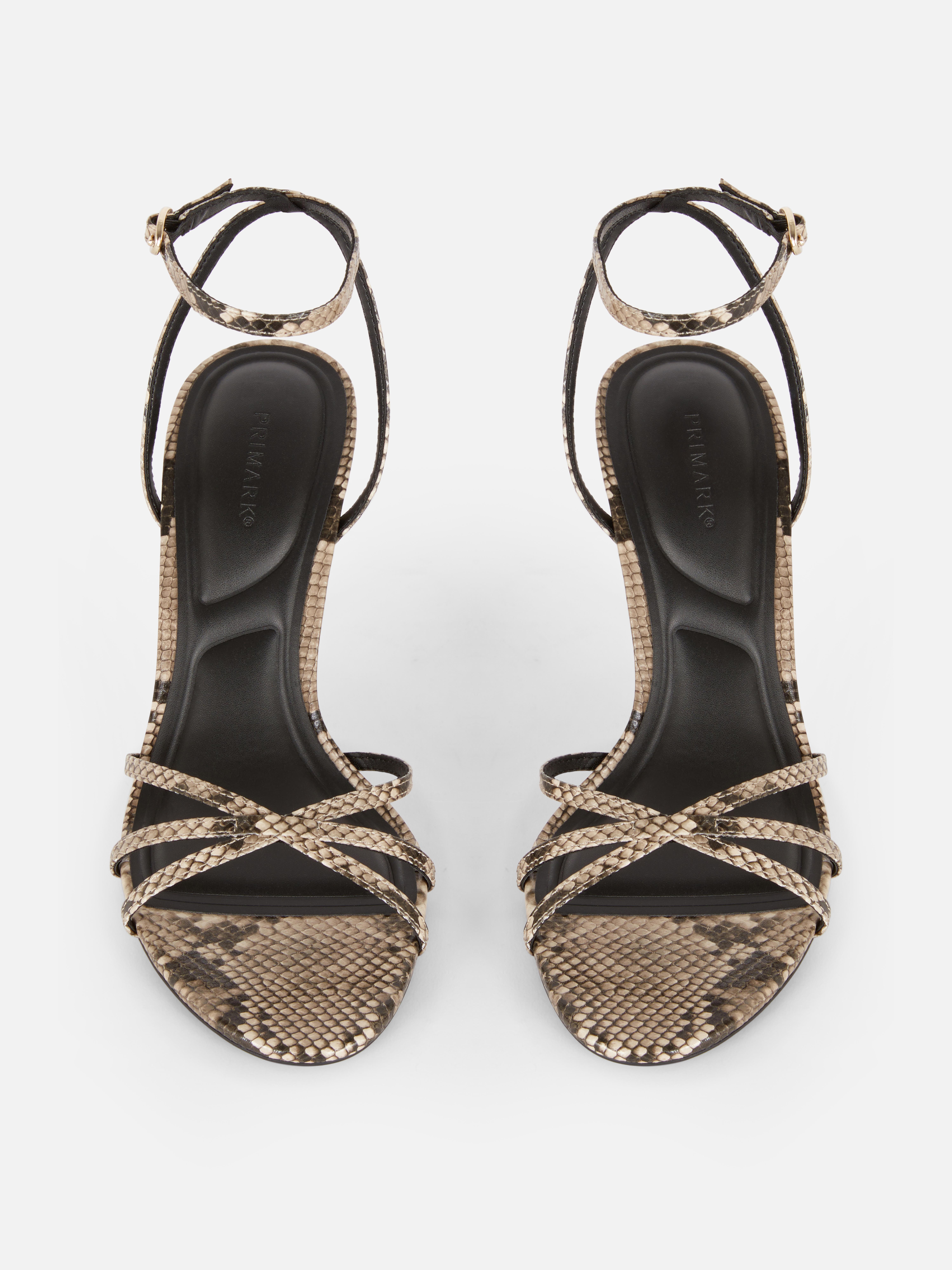 Barely There Heeled Sandals