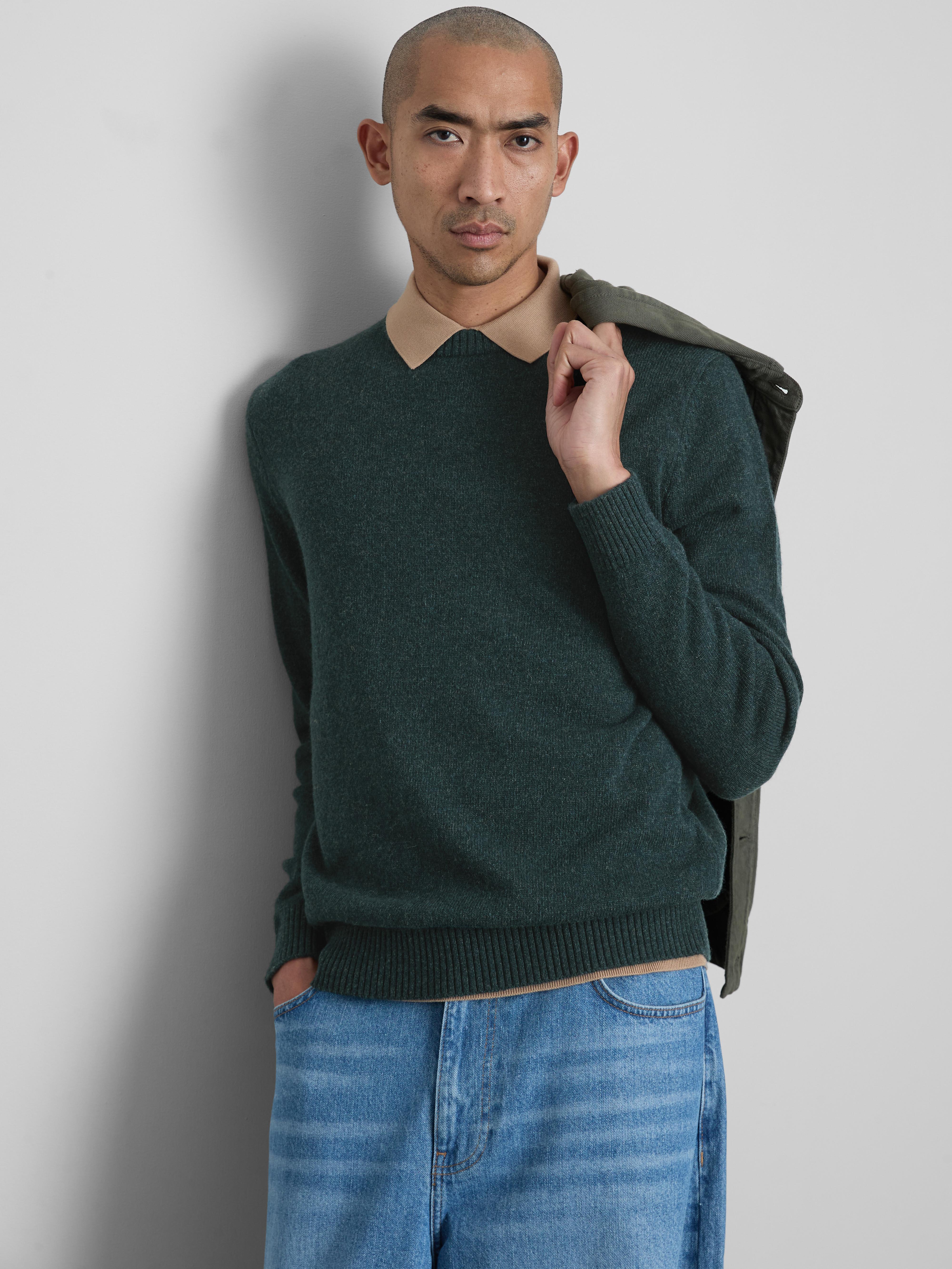 Wool Rich Crew Sweater