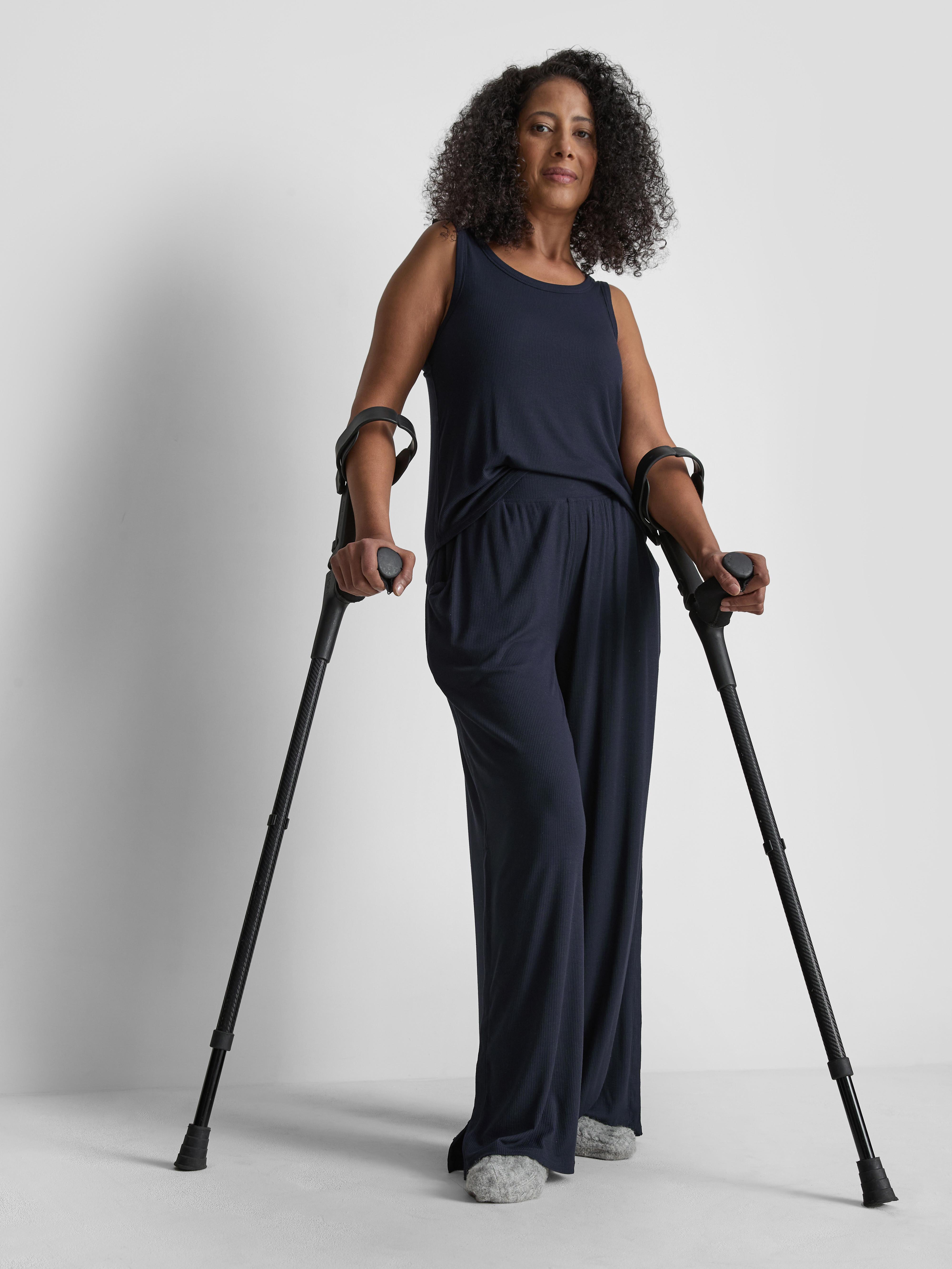 Adaptive Ribbed Pajama Pants