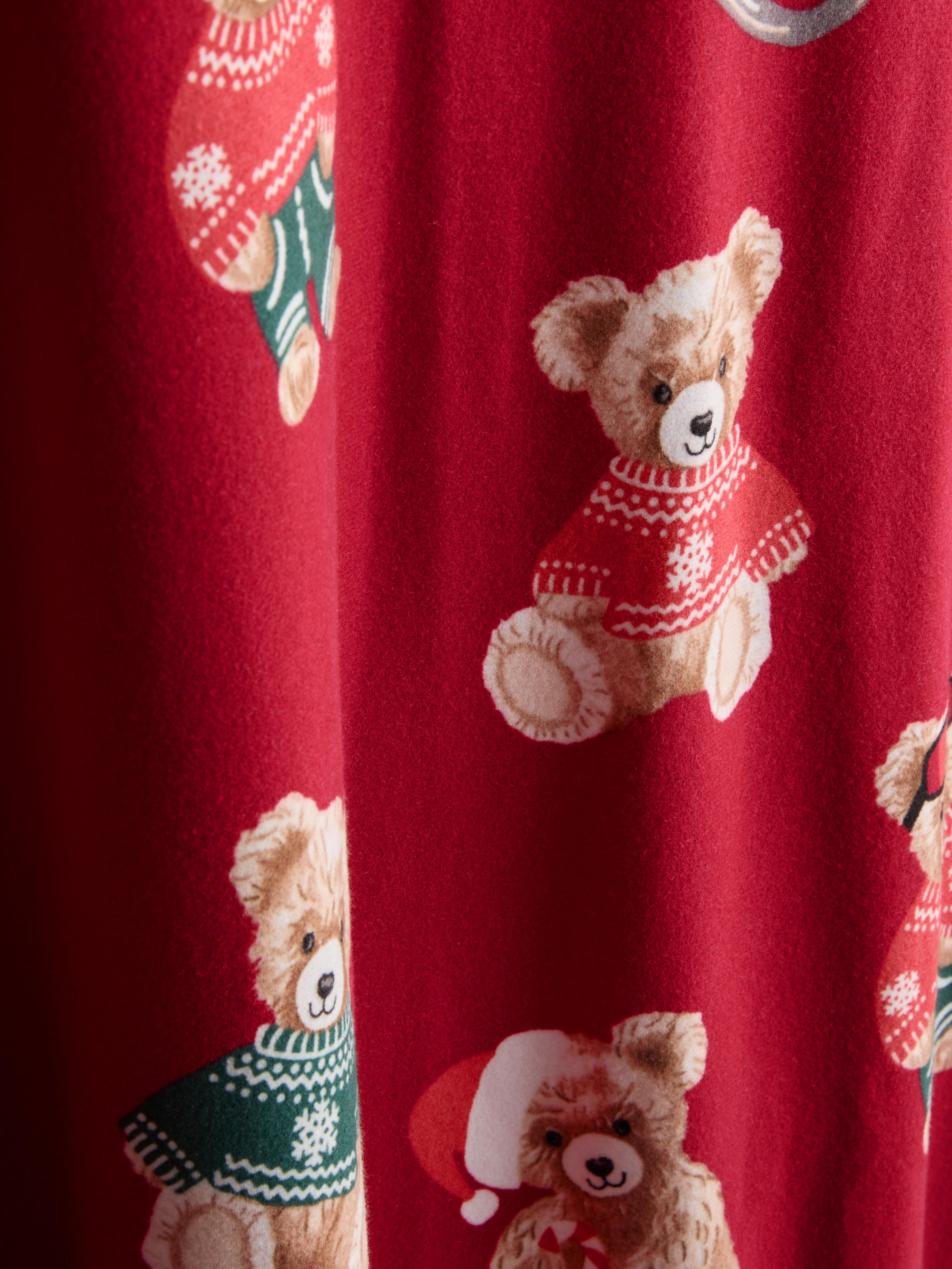 Men's Red Bear Family Christmas Pajamas
