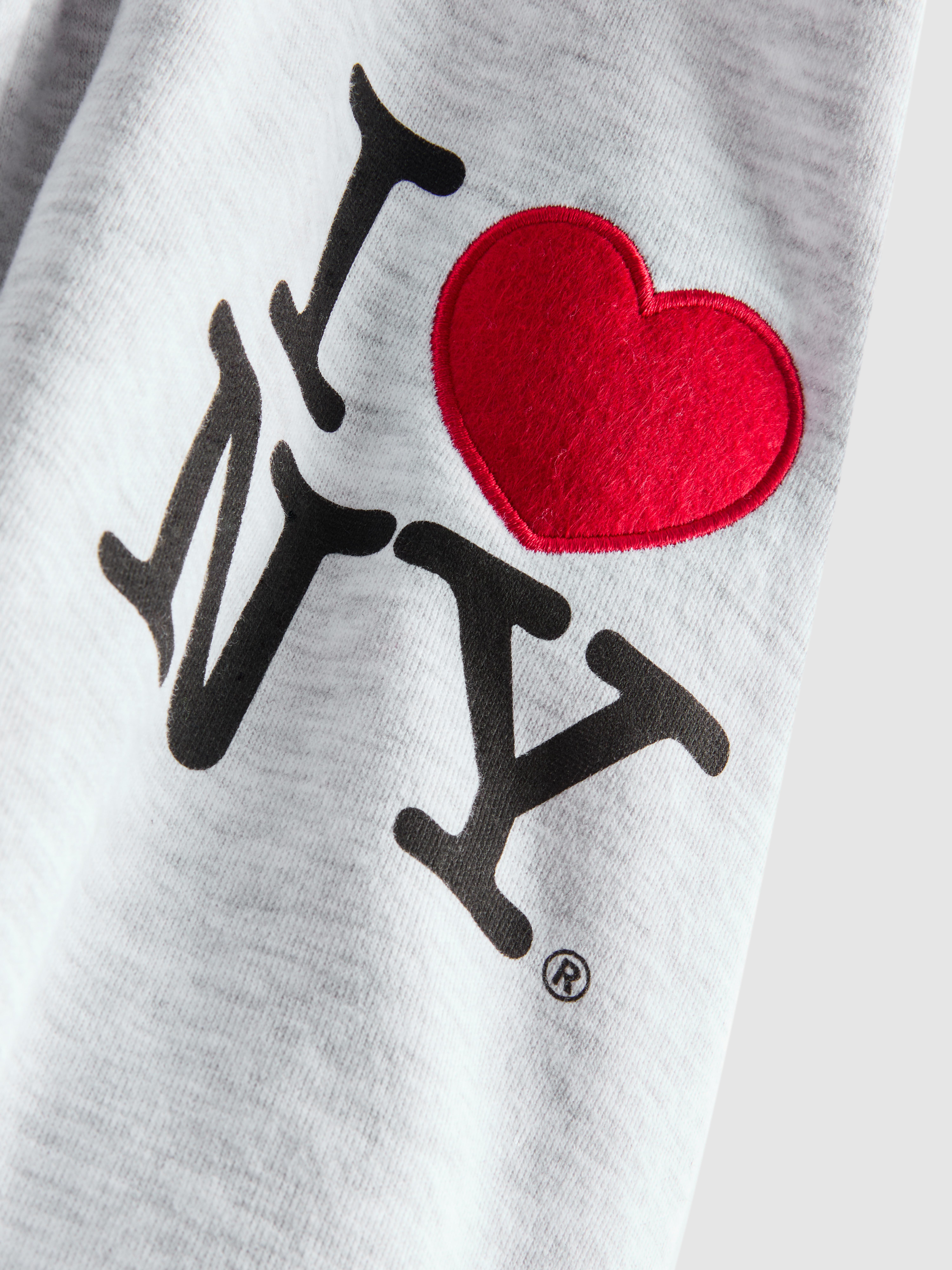 I Love NY Oversized Zip-Up Hoodie