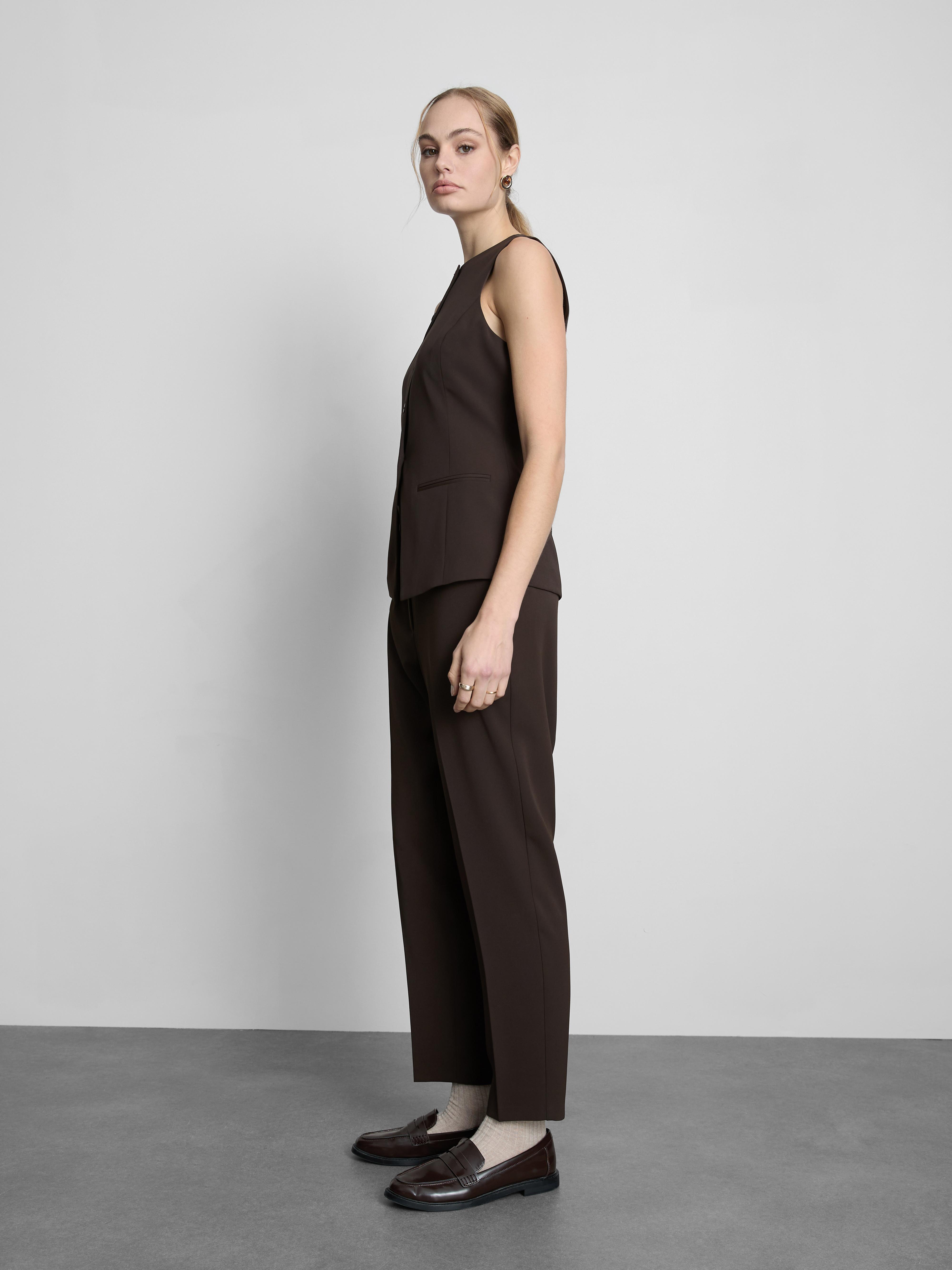 Slim Ankle-Grazer Pants