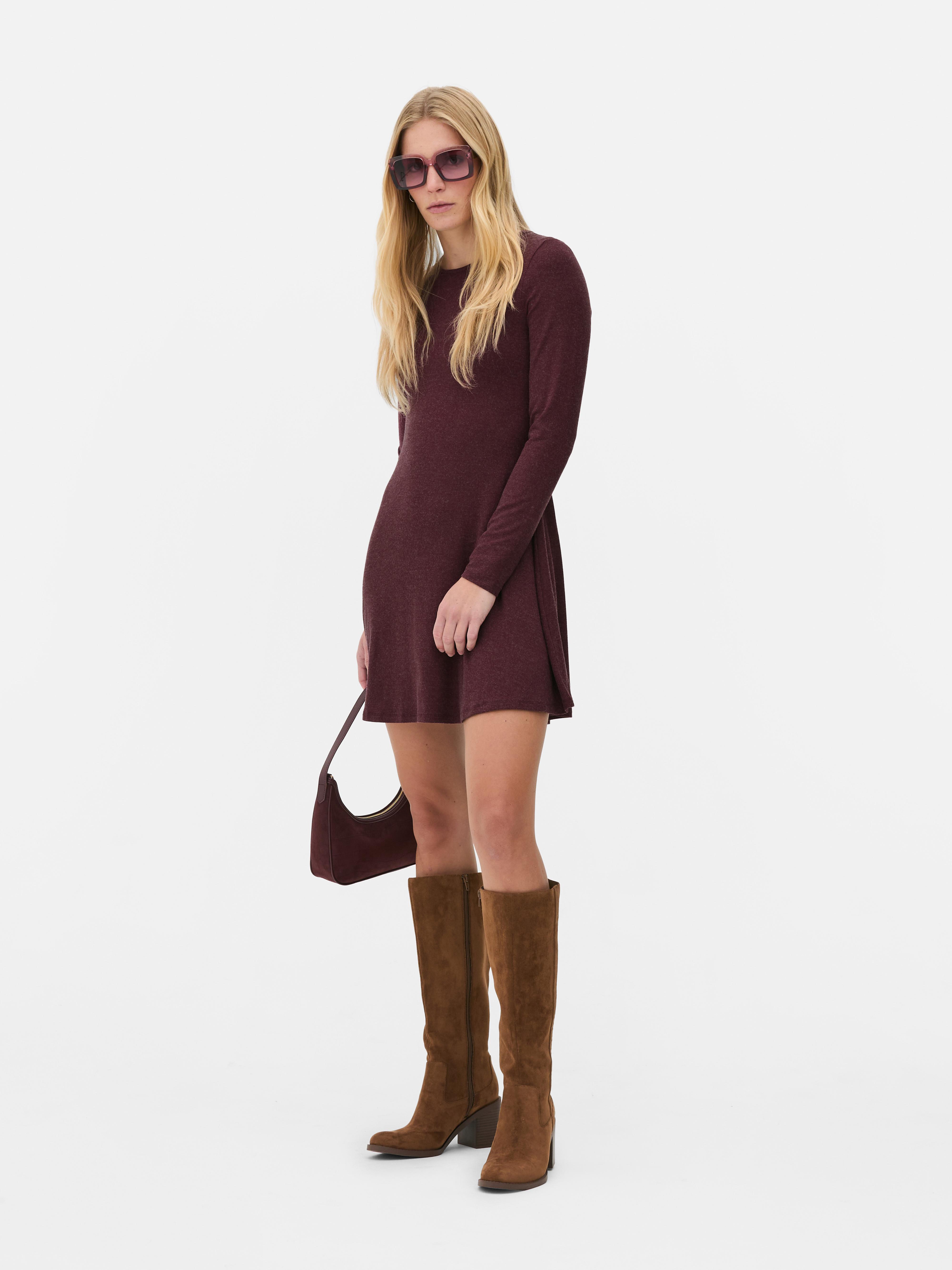 Cozy Skater Mini Dress