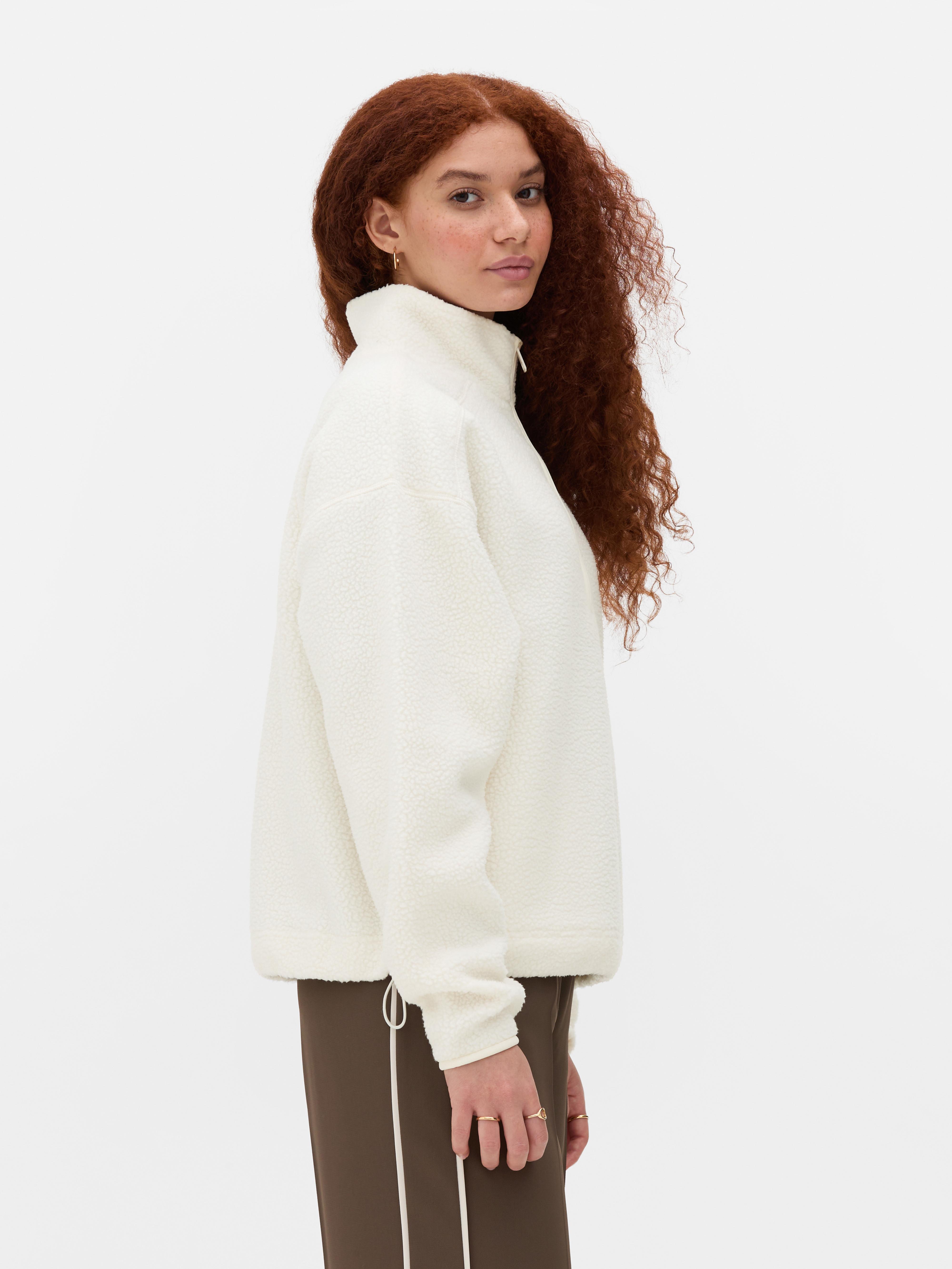 Half Zip Borg Fleece