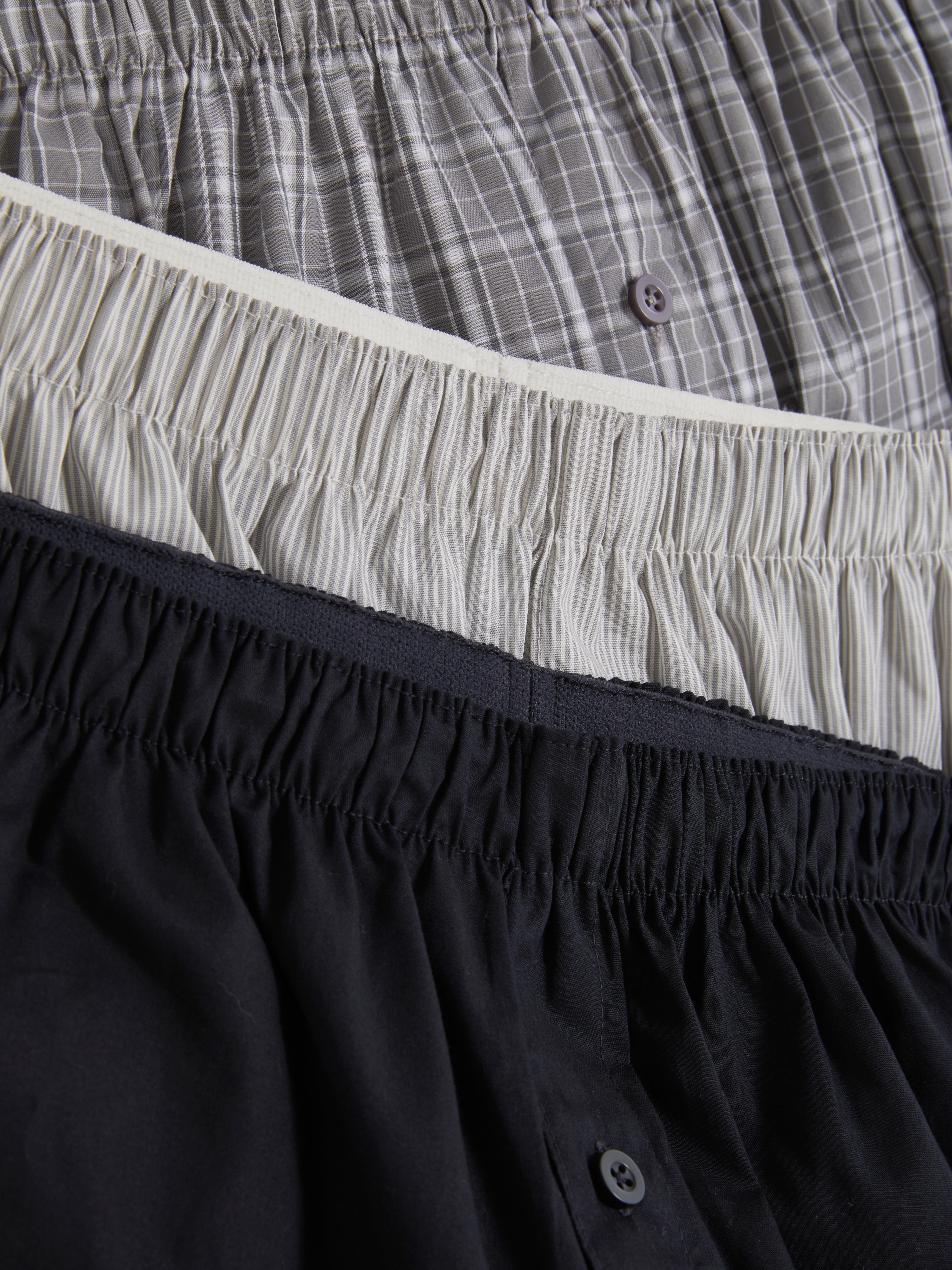 3-Pack Checked Boxer Shorts
