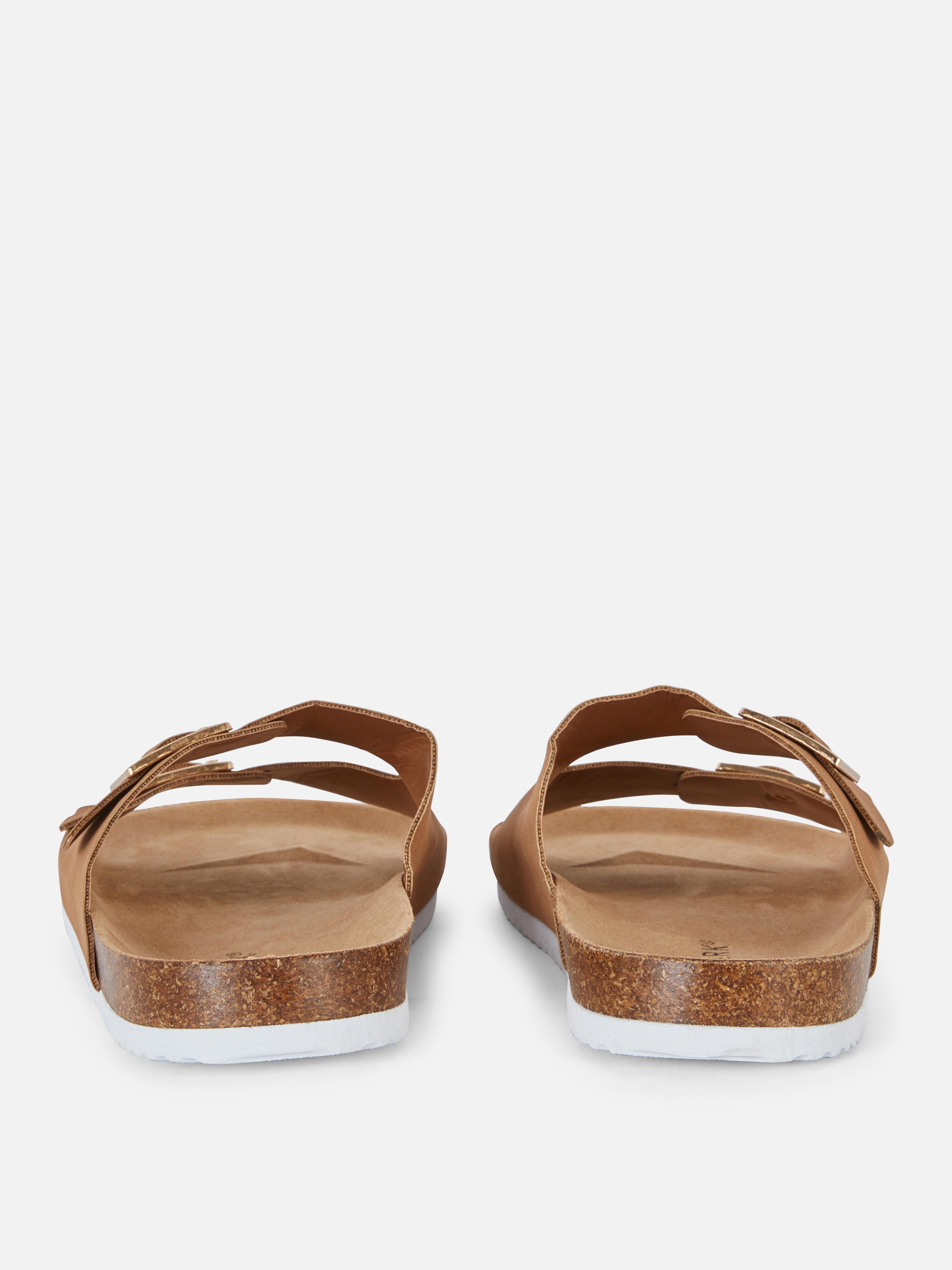 Two Strap Buckle Sandals