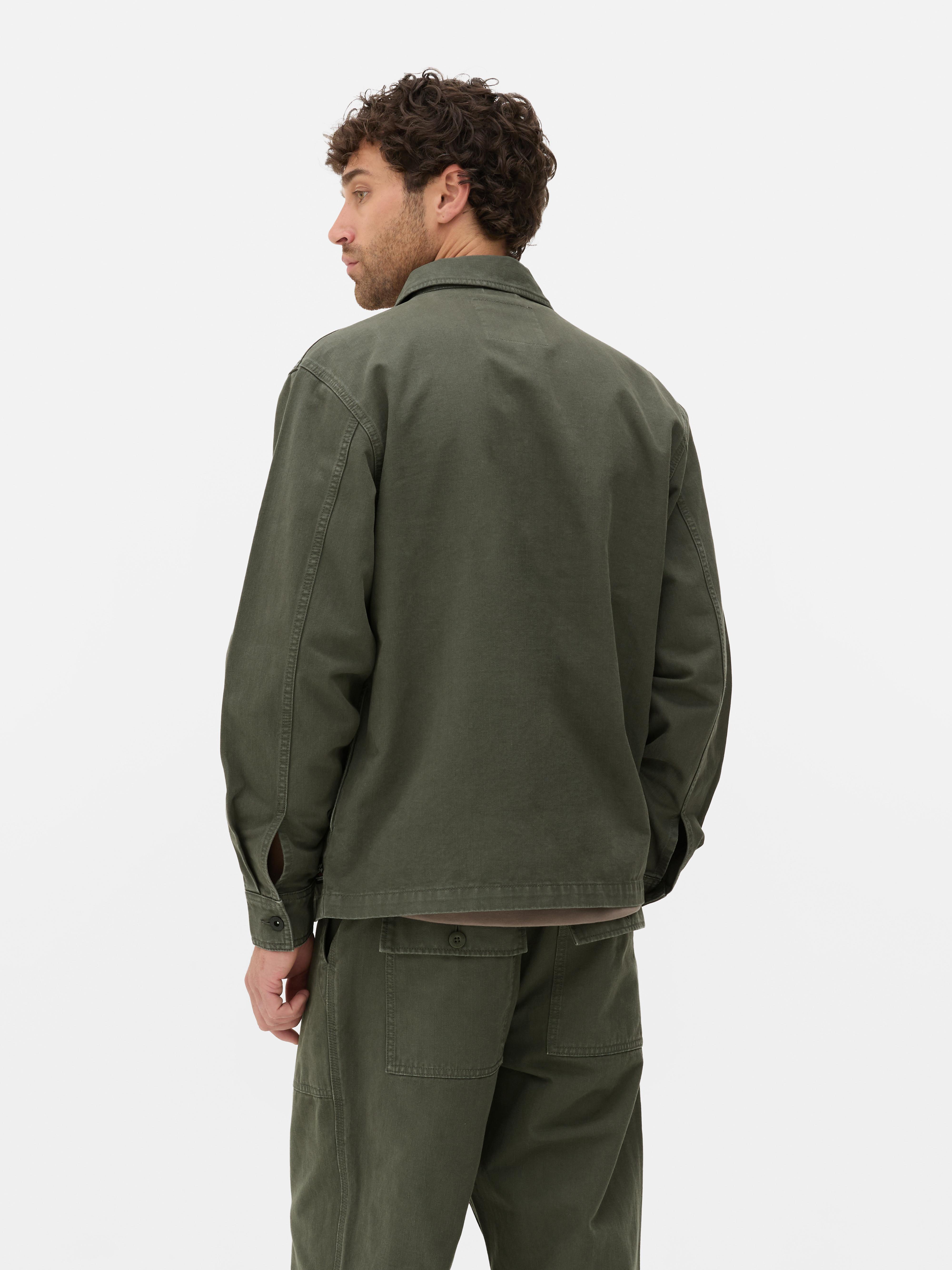 The stronghold Herringbone Canvas Jacket