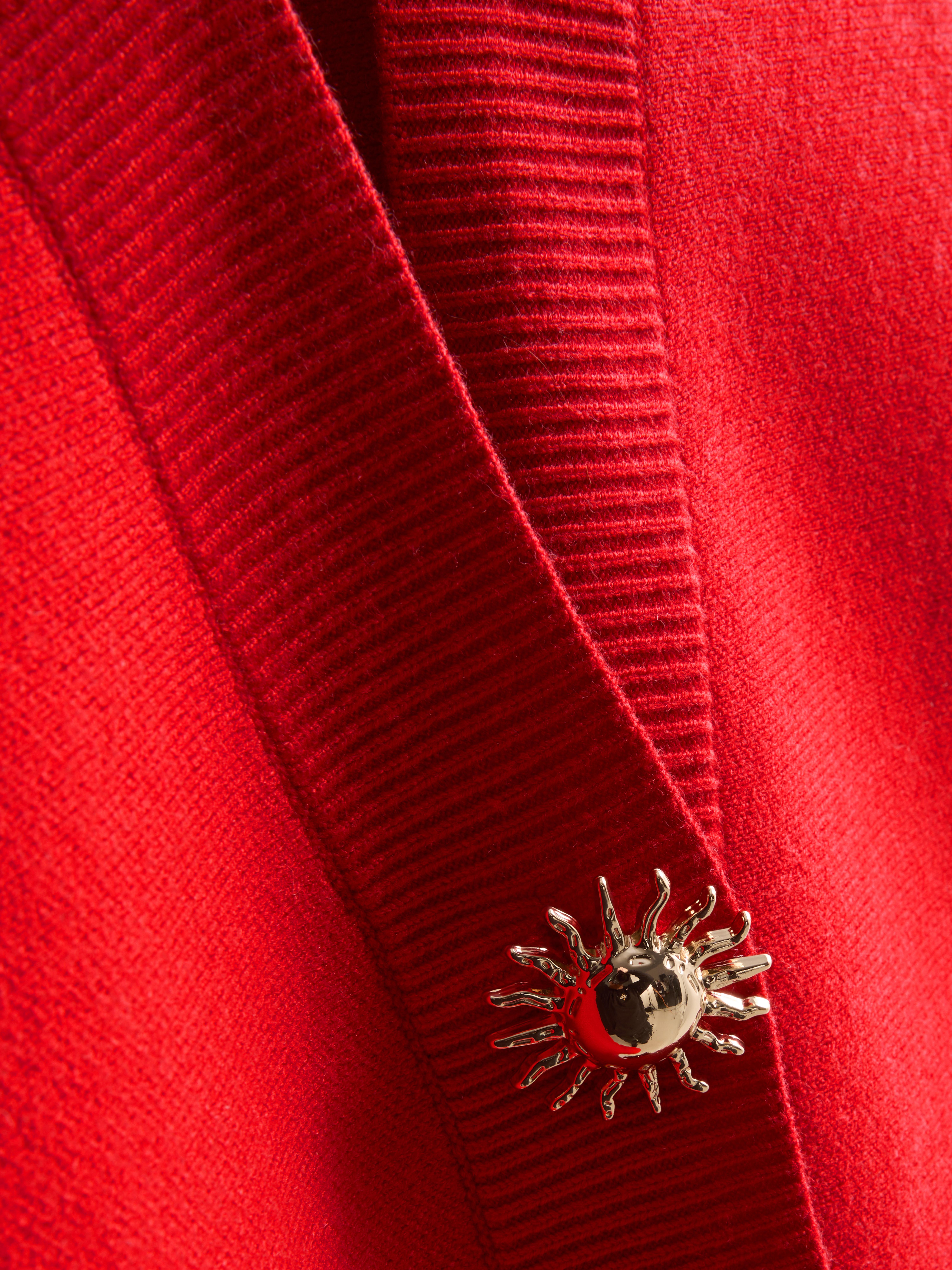 Peplum V-Neck Cardigan