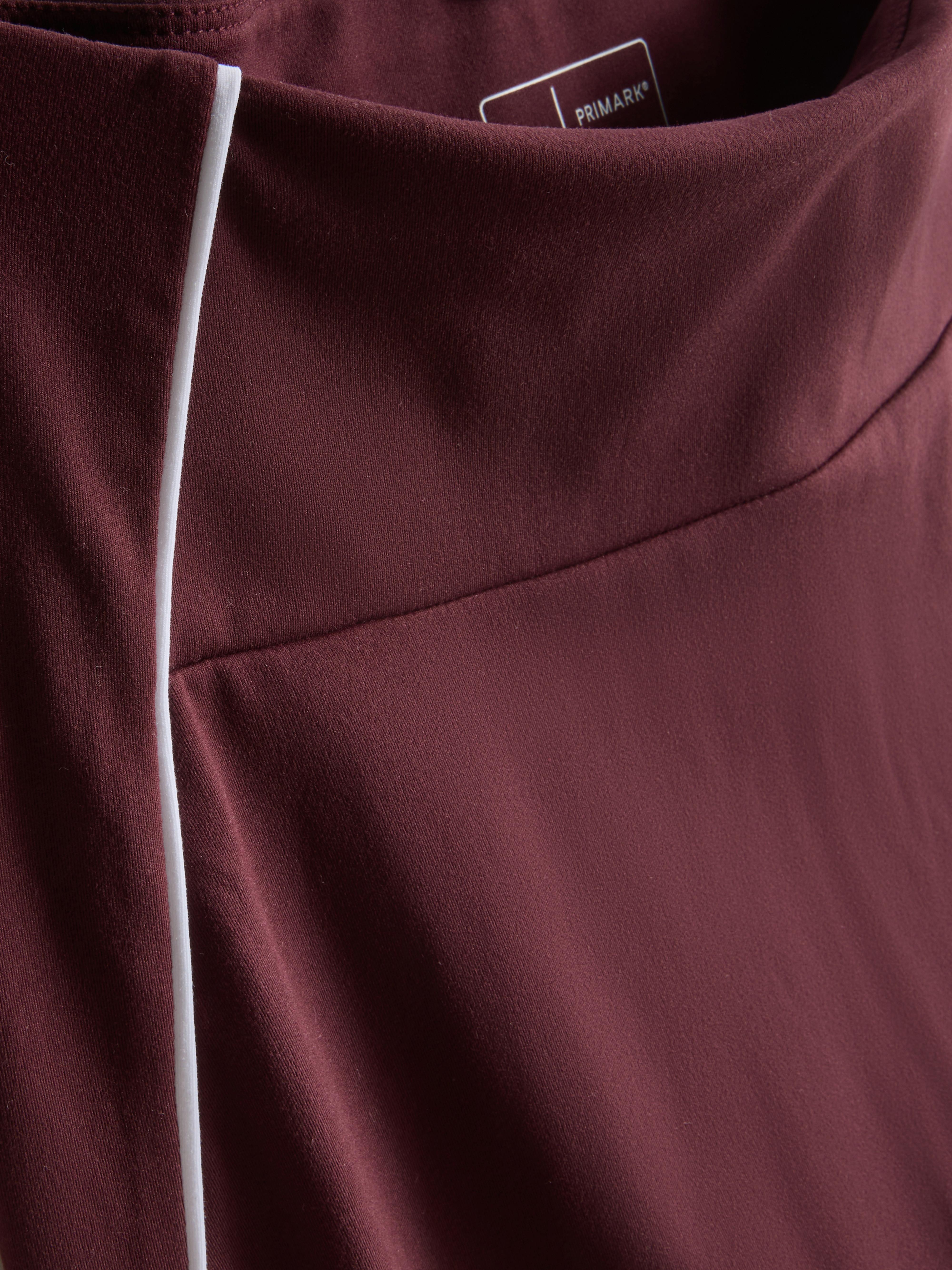 High Waisted Pipe Detail Active Leggings