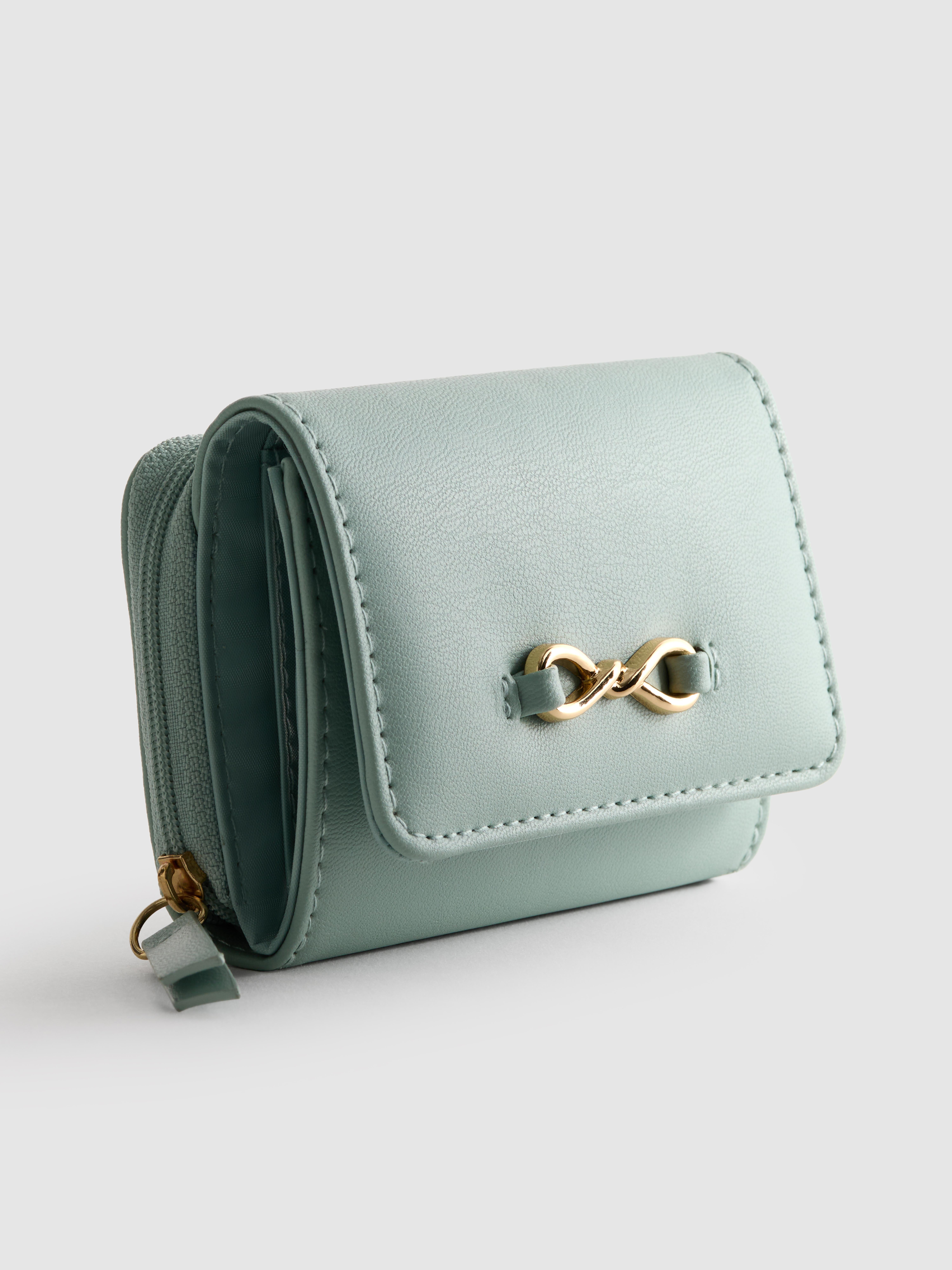 Faux Leather Eternity Purse