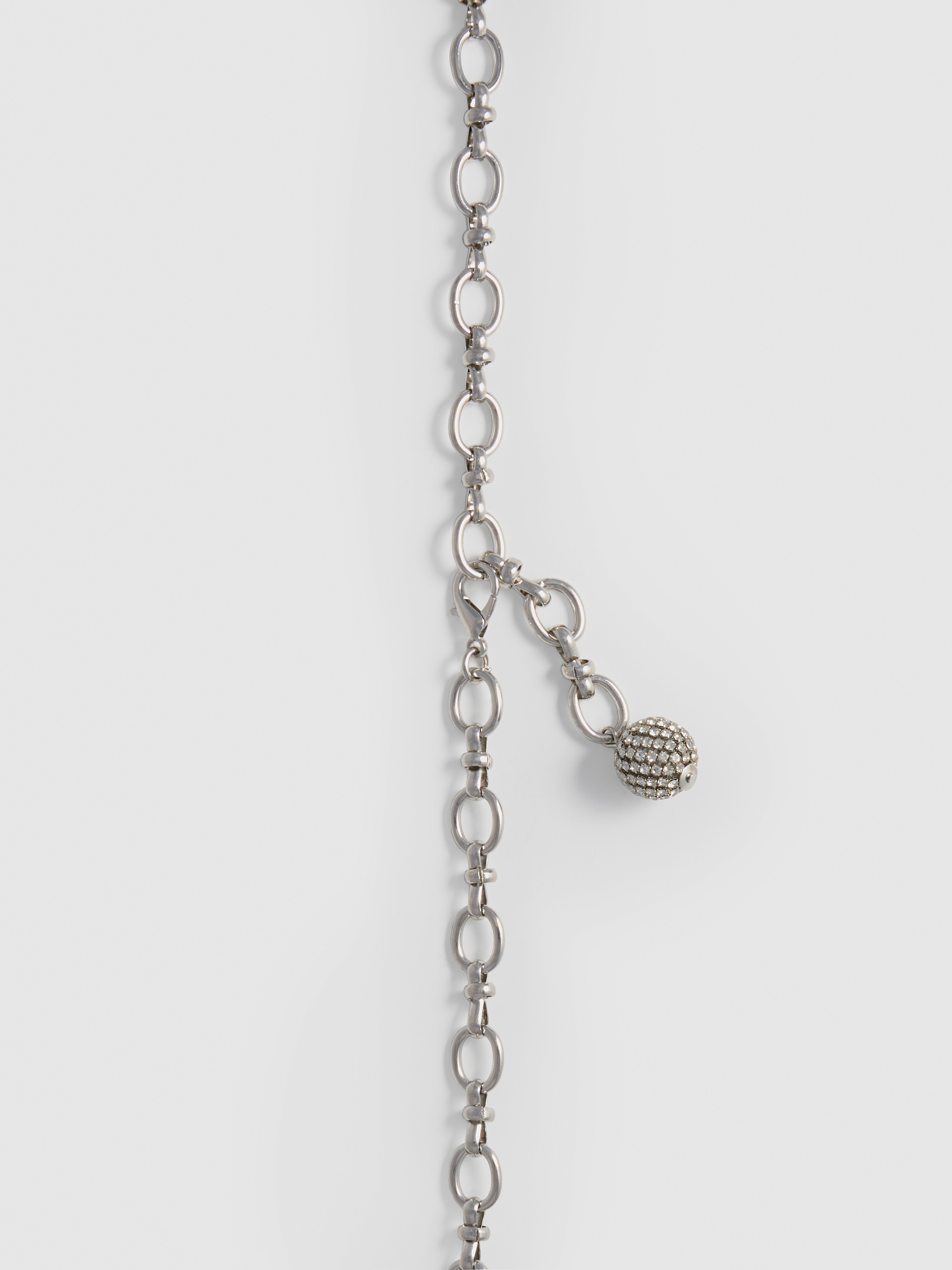 Rhinestone Ball Chain Belt