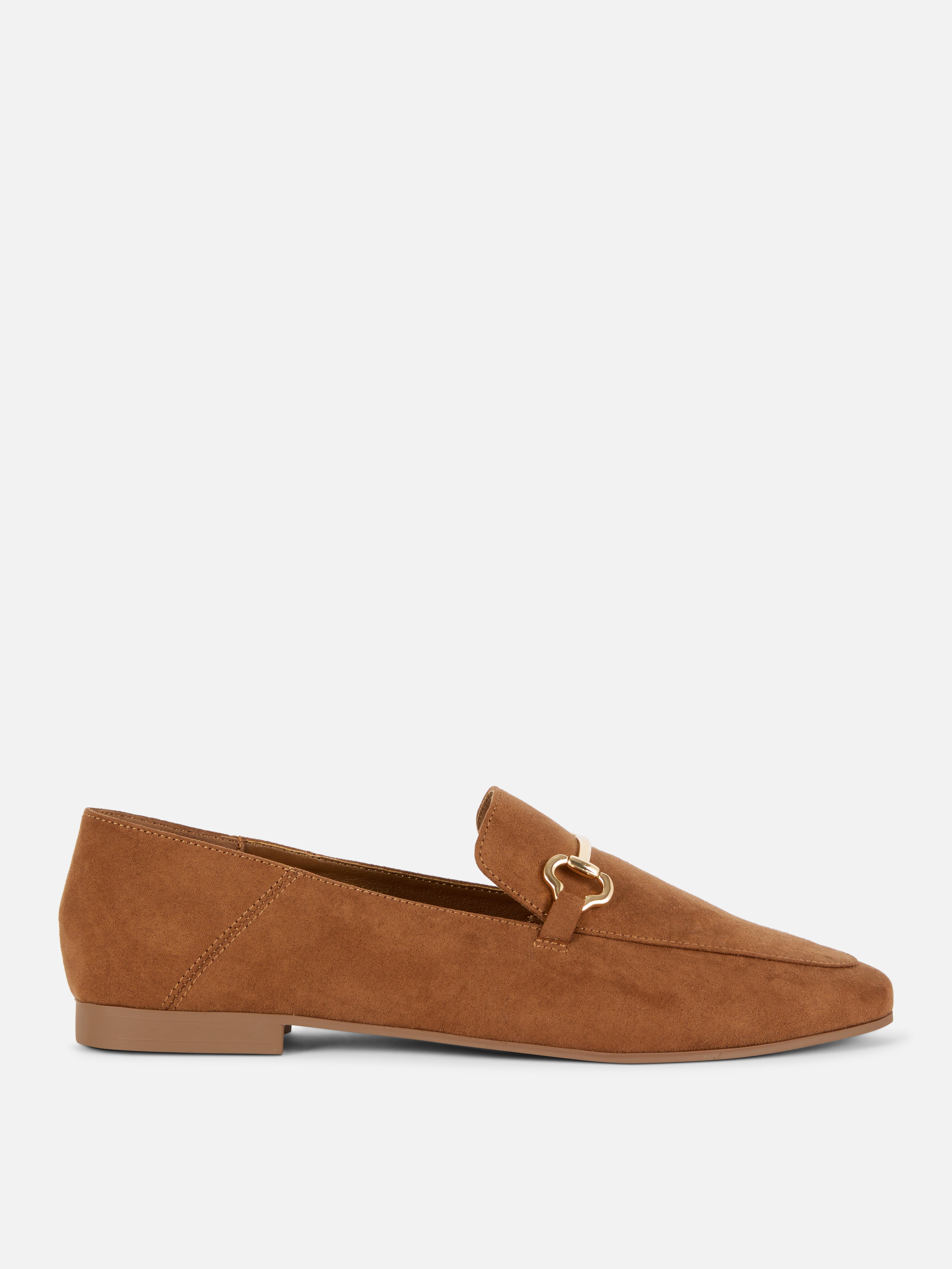 Snaffle Buckle Loafers