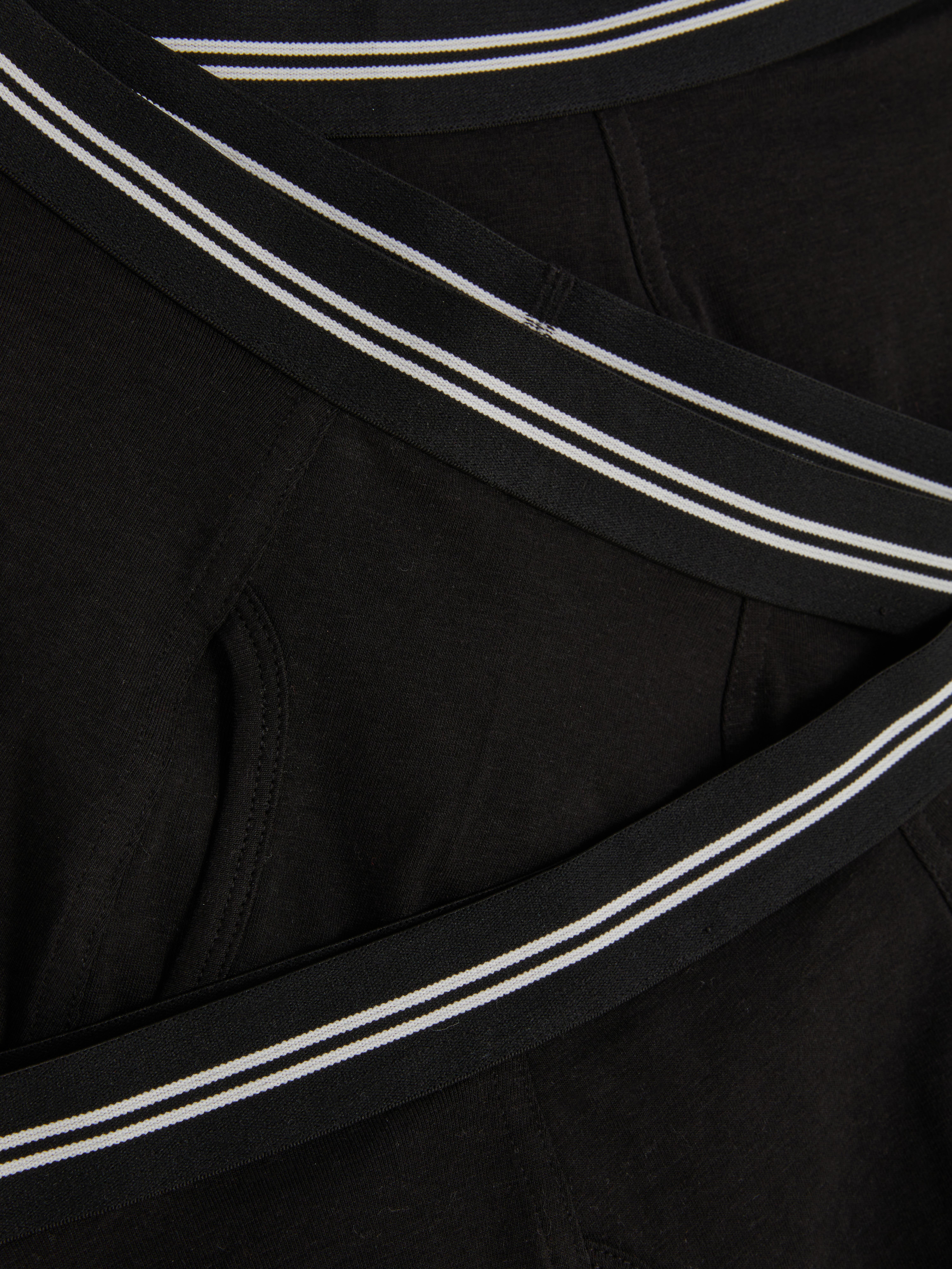 3-Pack Striped Waistband Boxer Briefs
