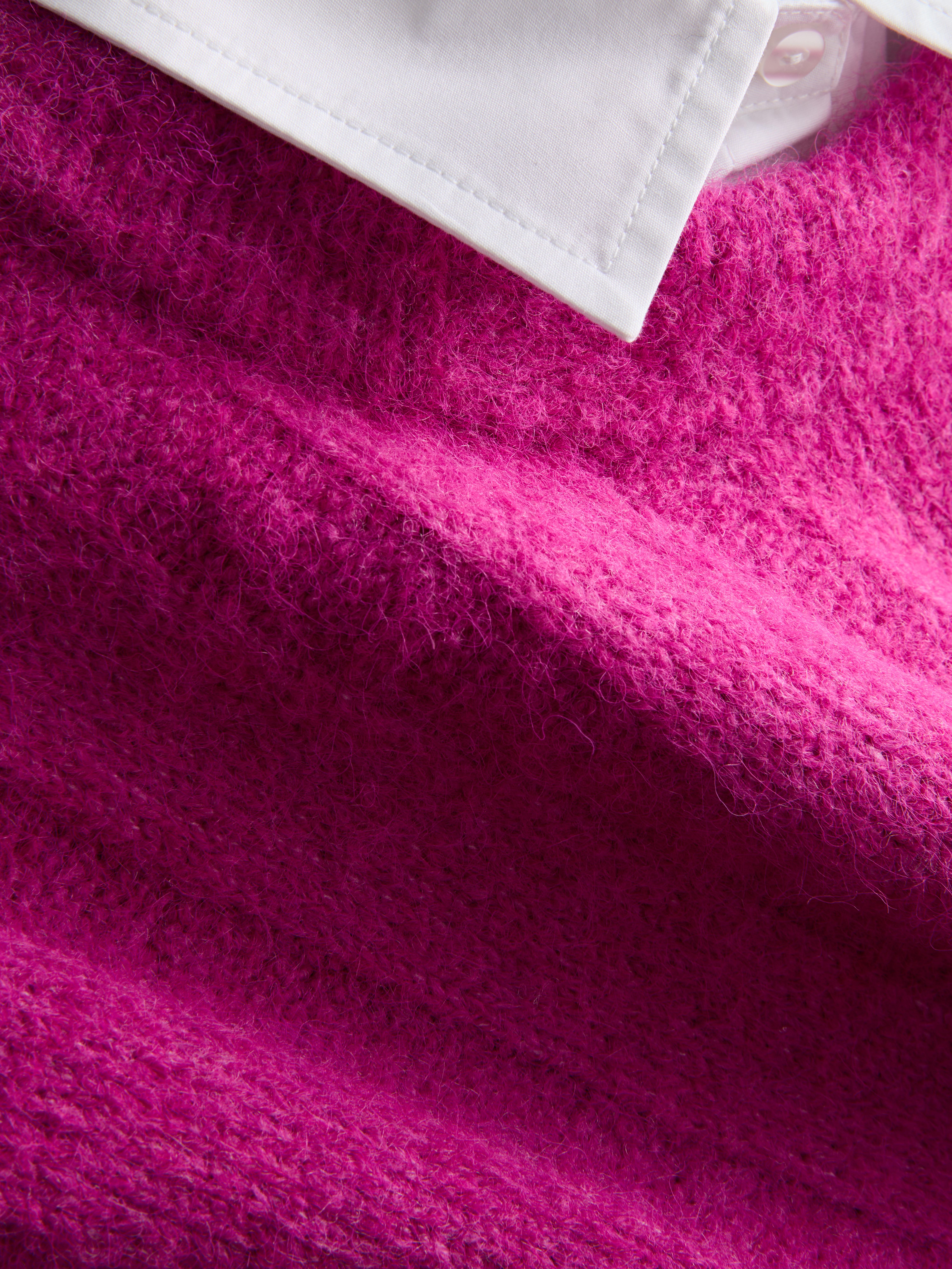 2 In 1 Layered Ribbed Sweater