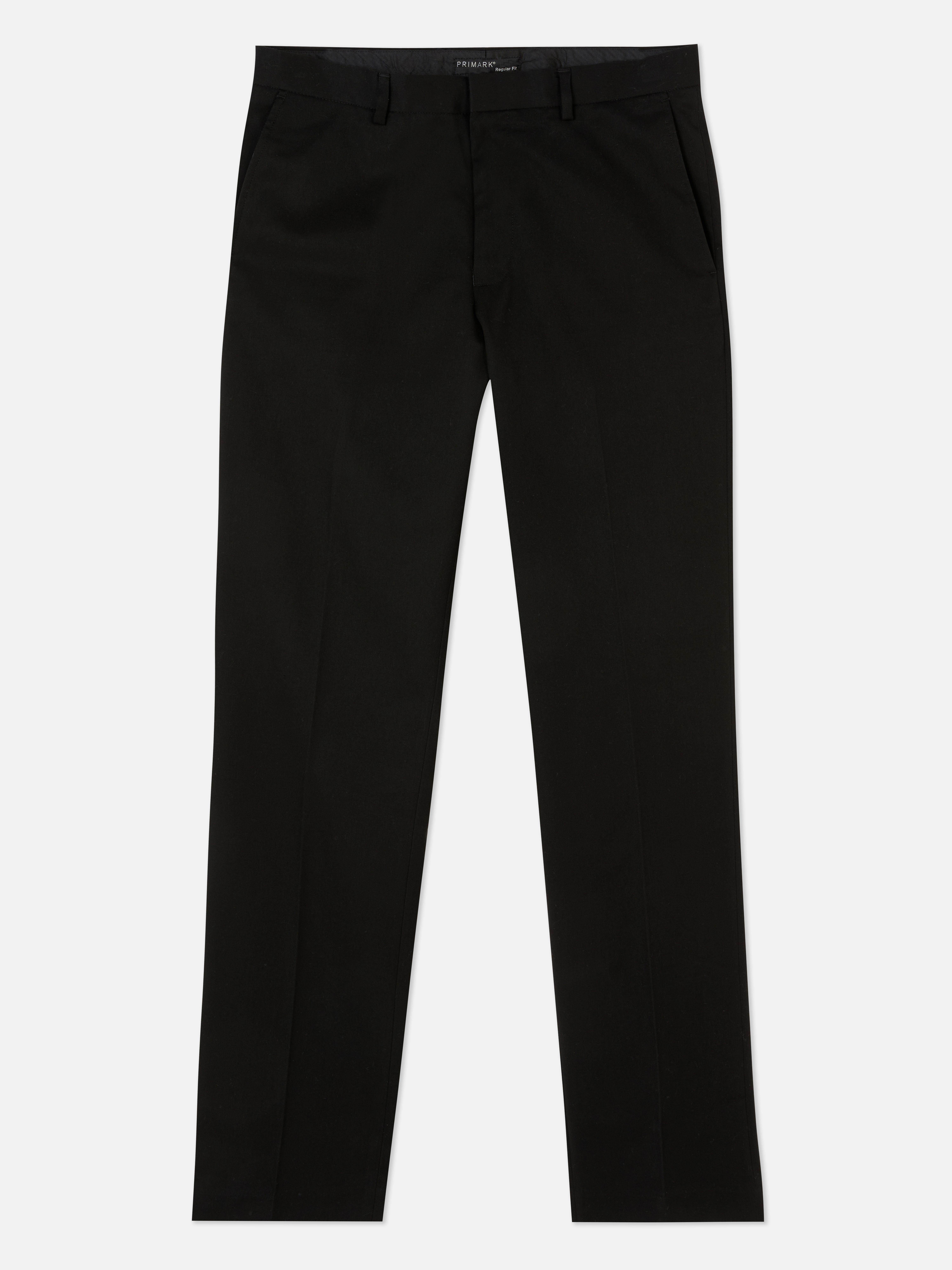 Straight Leg Twill Pants