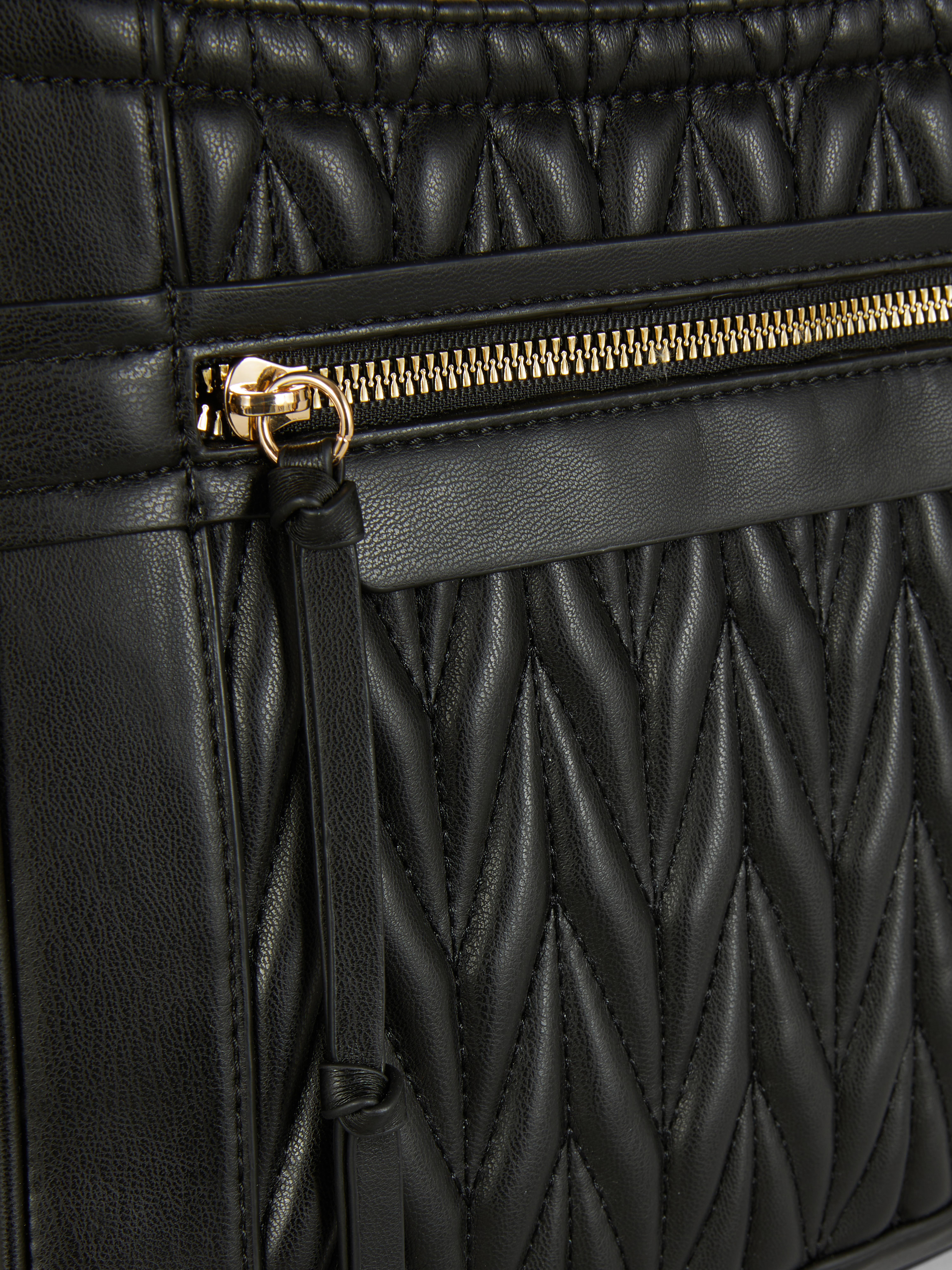 Quilted Messenger Bag