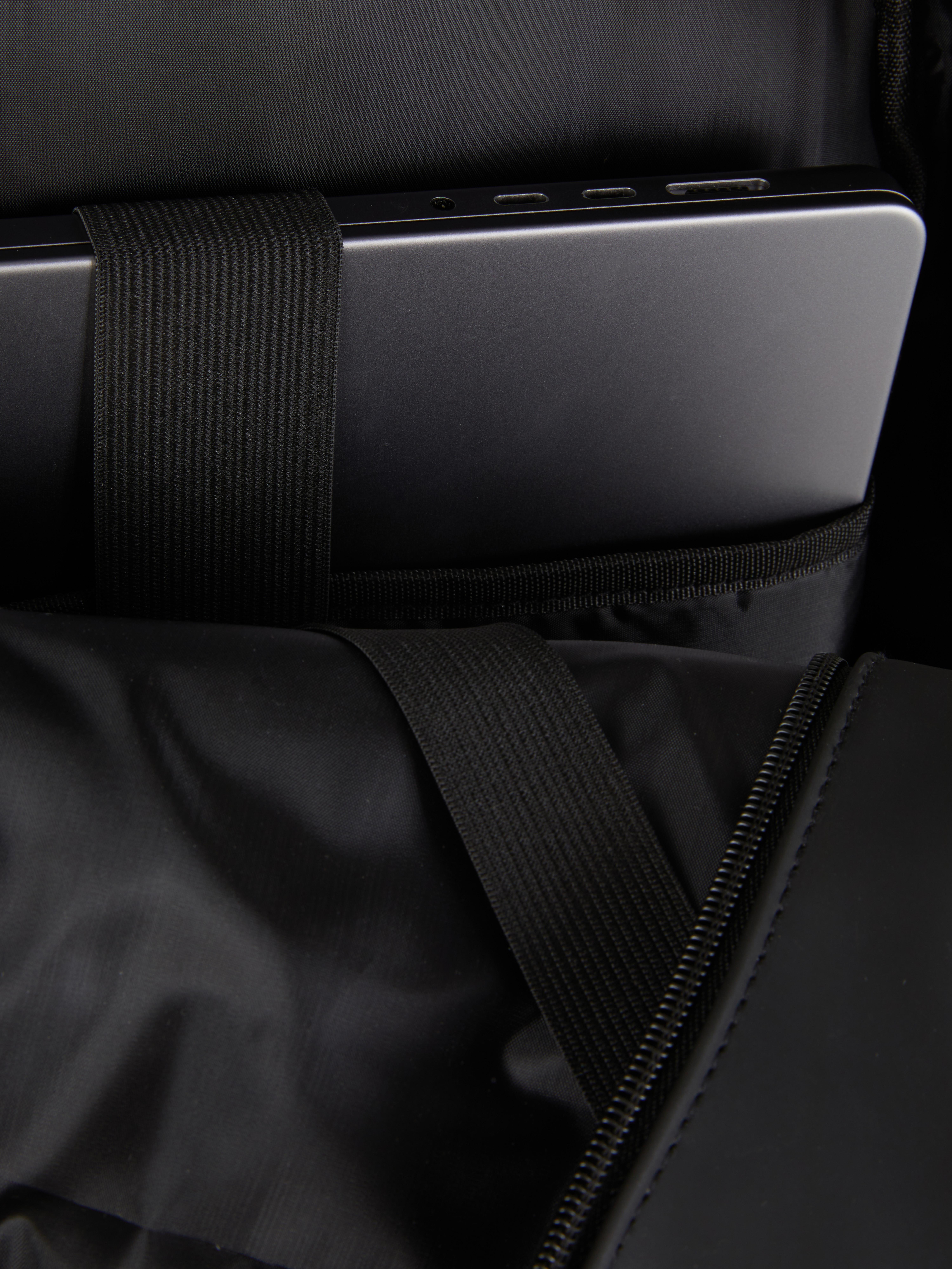 Rubberized Zip Backpack