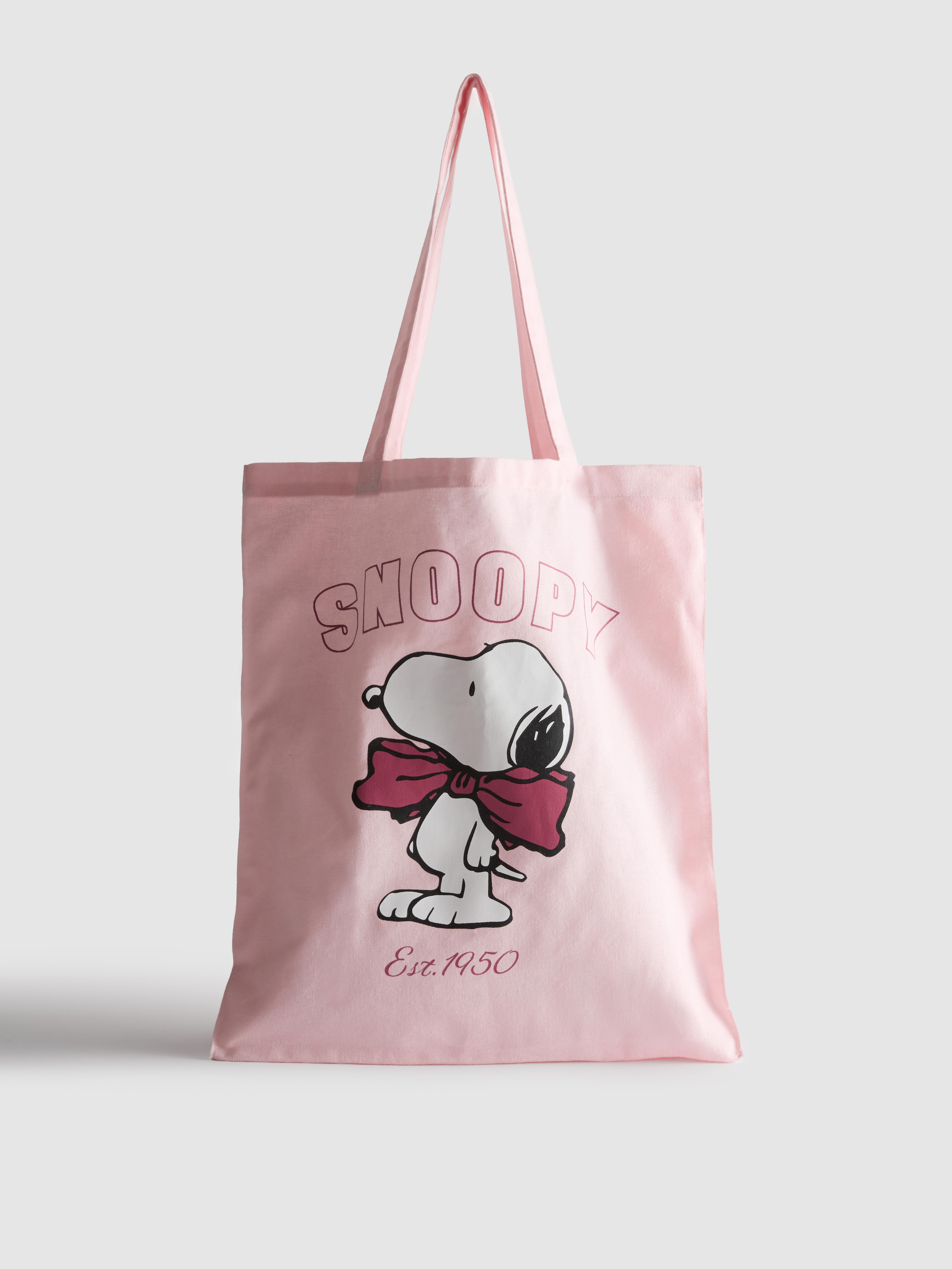 Snoopy Cotton Canvas Tote Bag