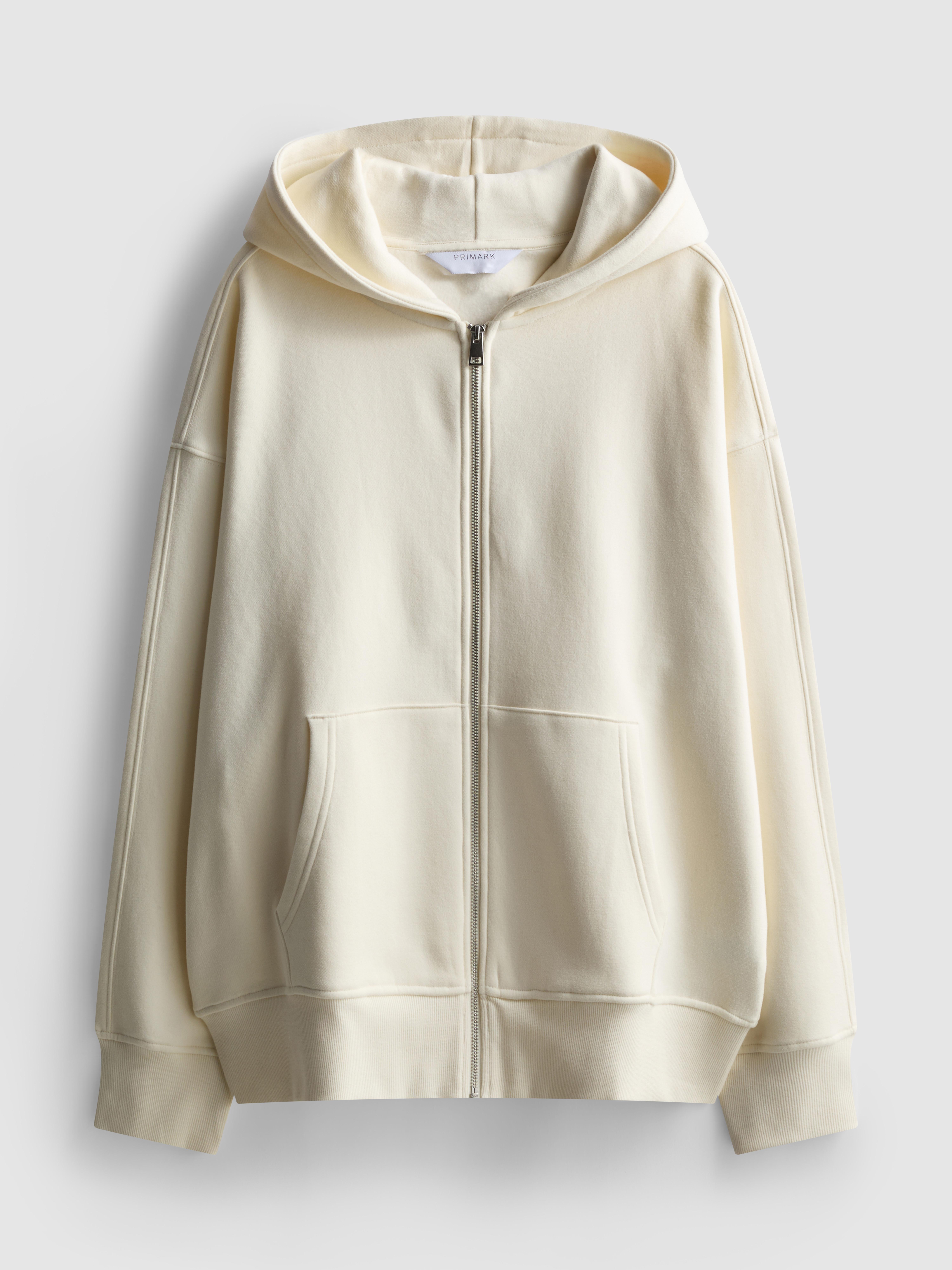 Cotton Rich Zip Through Hoodie