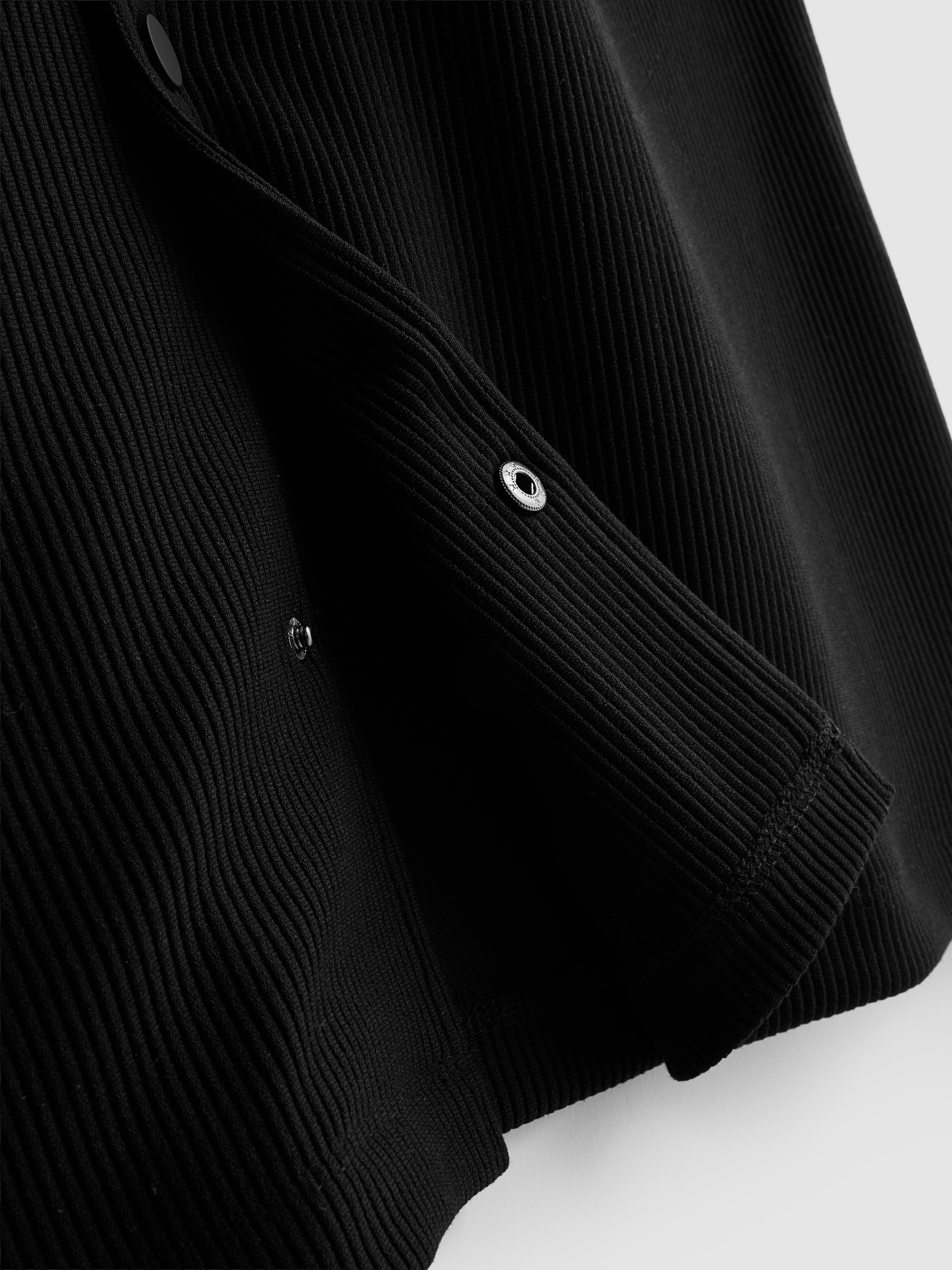 The Edit Plissé Shirt