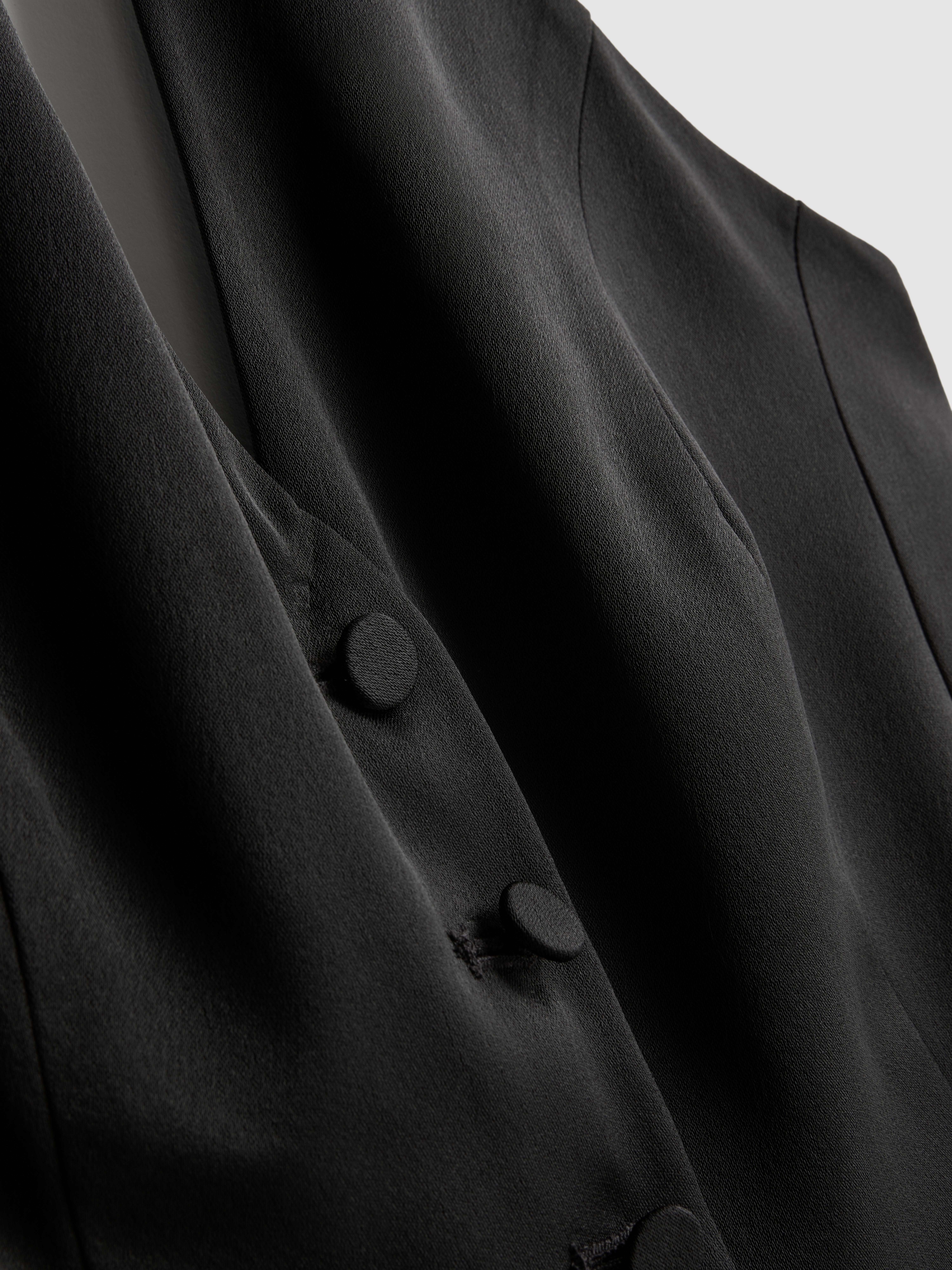 Satin Halterneck Waistcoat
