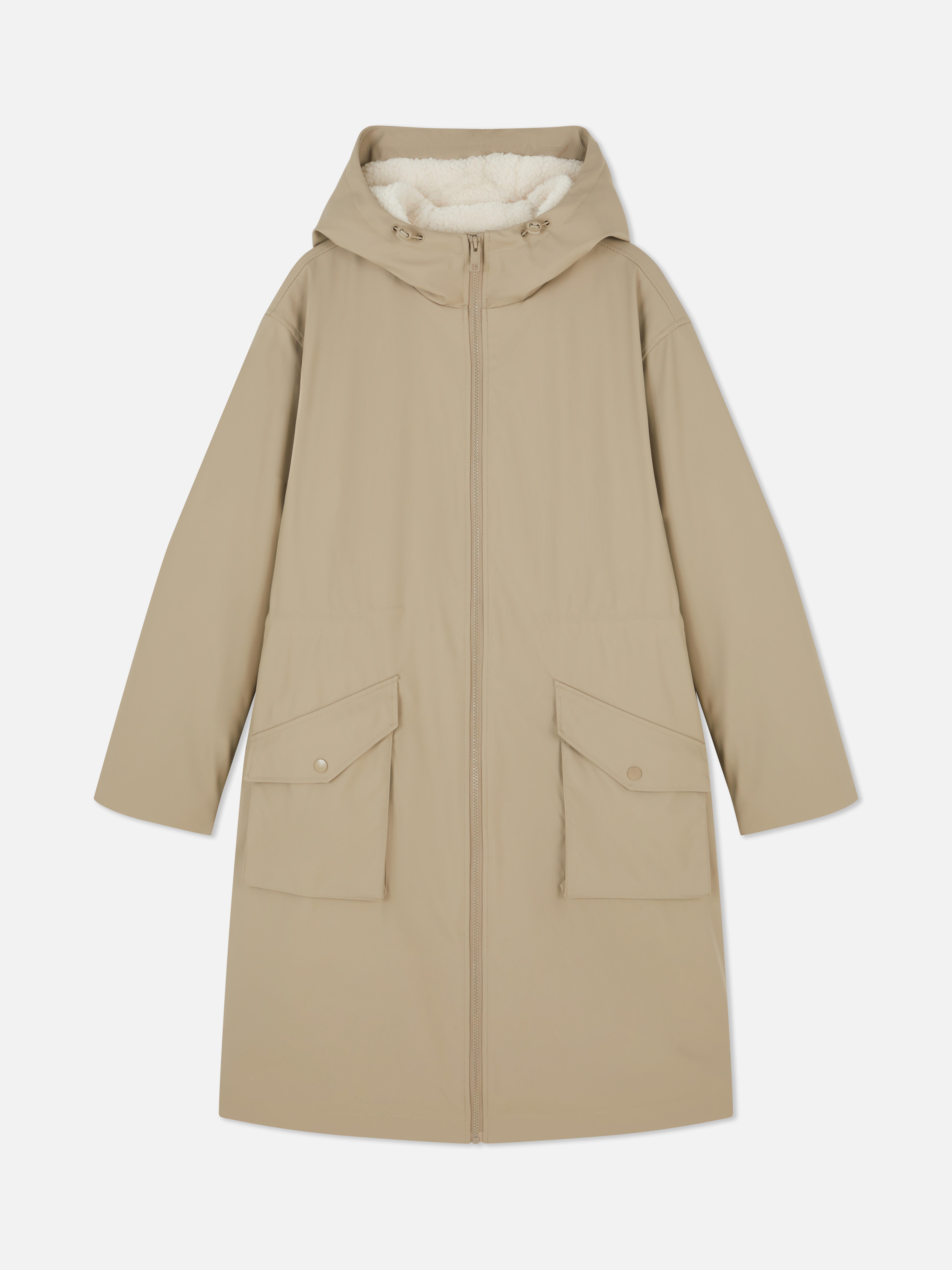 Longline Borg Lined Jacket