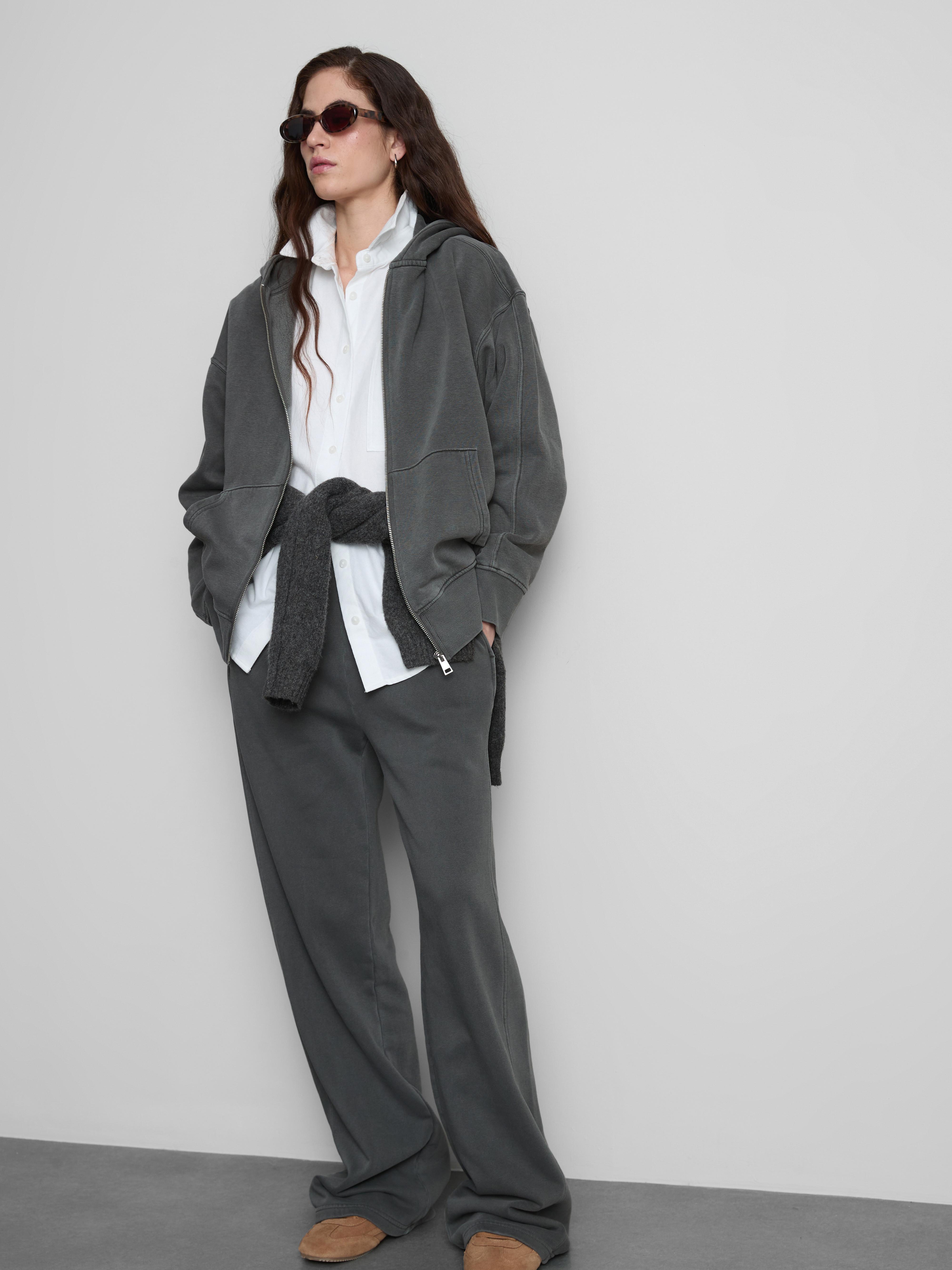 Cotton Rich Zip Through Hoodie