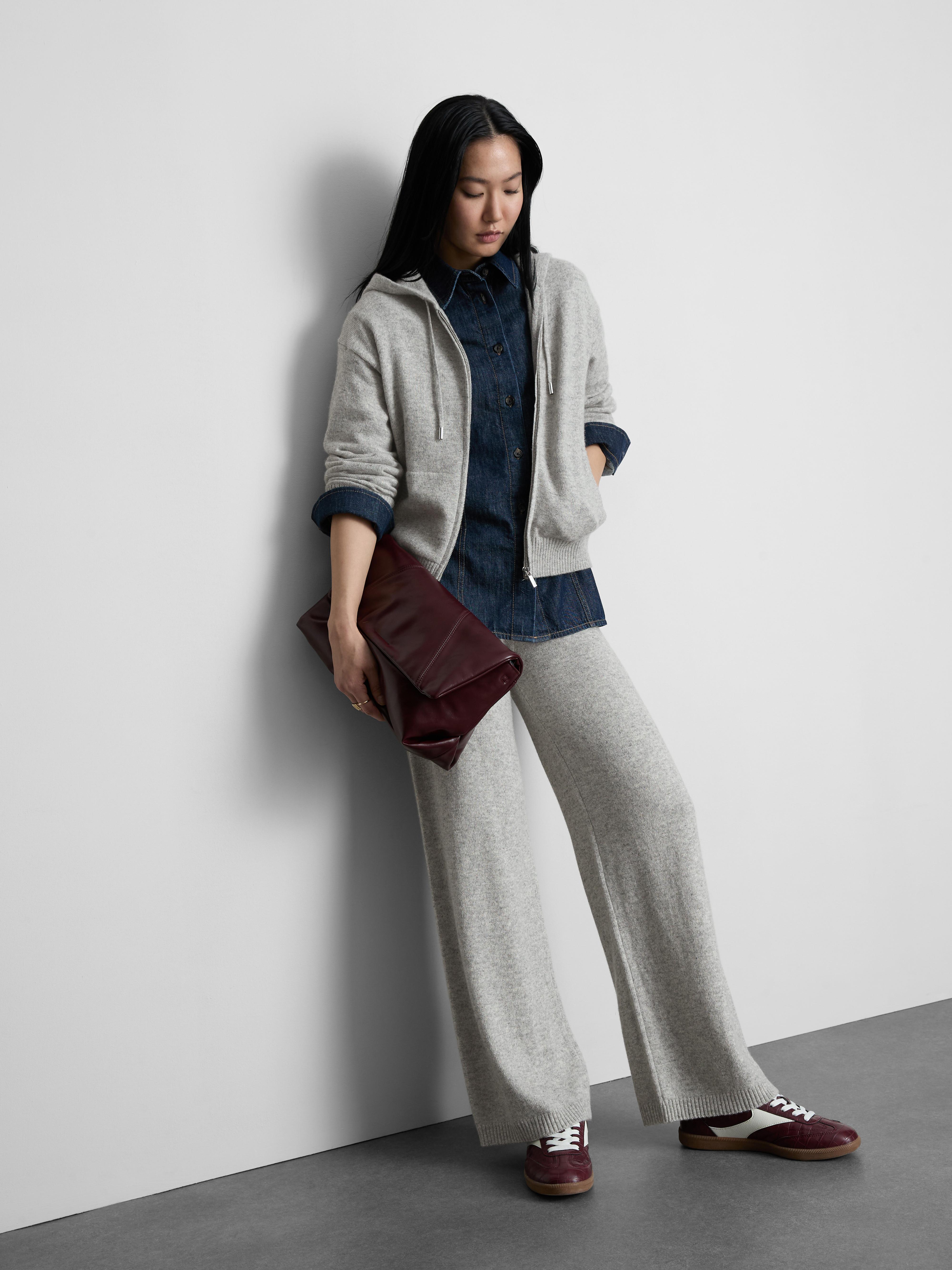 The Edit Cozy Ribbed Pants