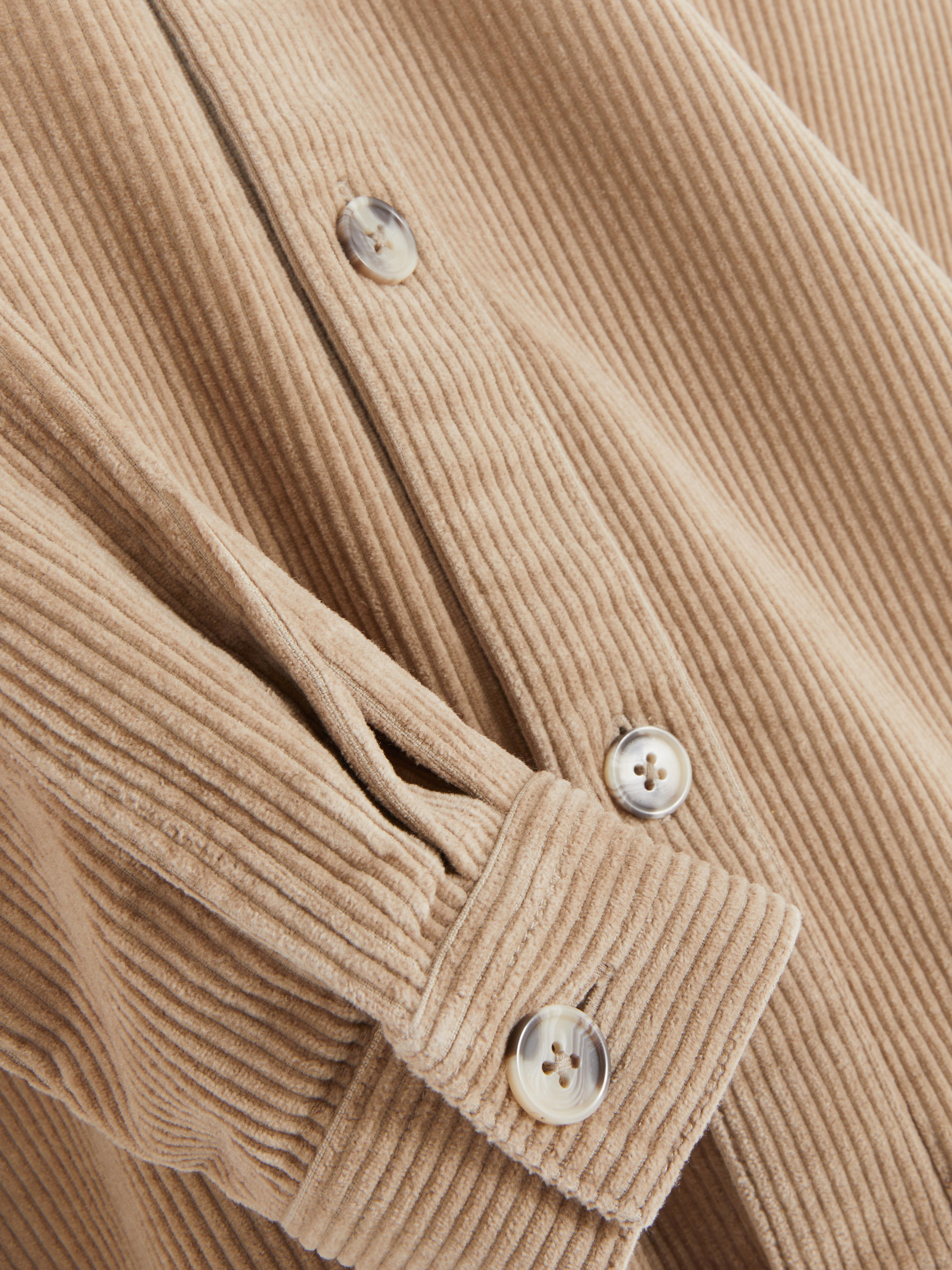 Button-Up Corduroy Overshirt