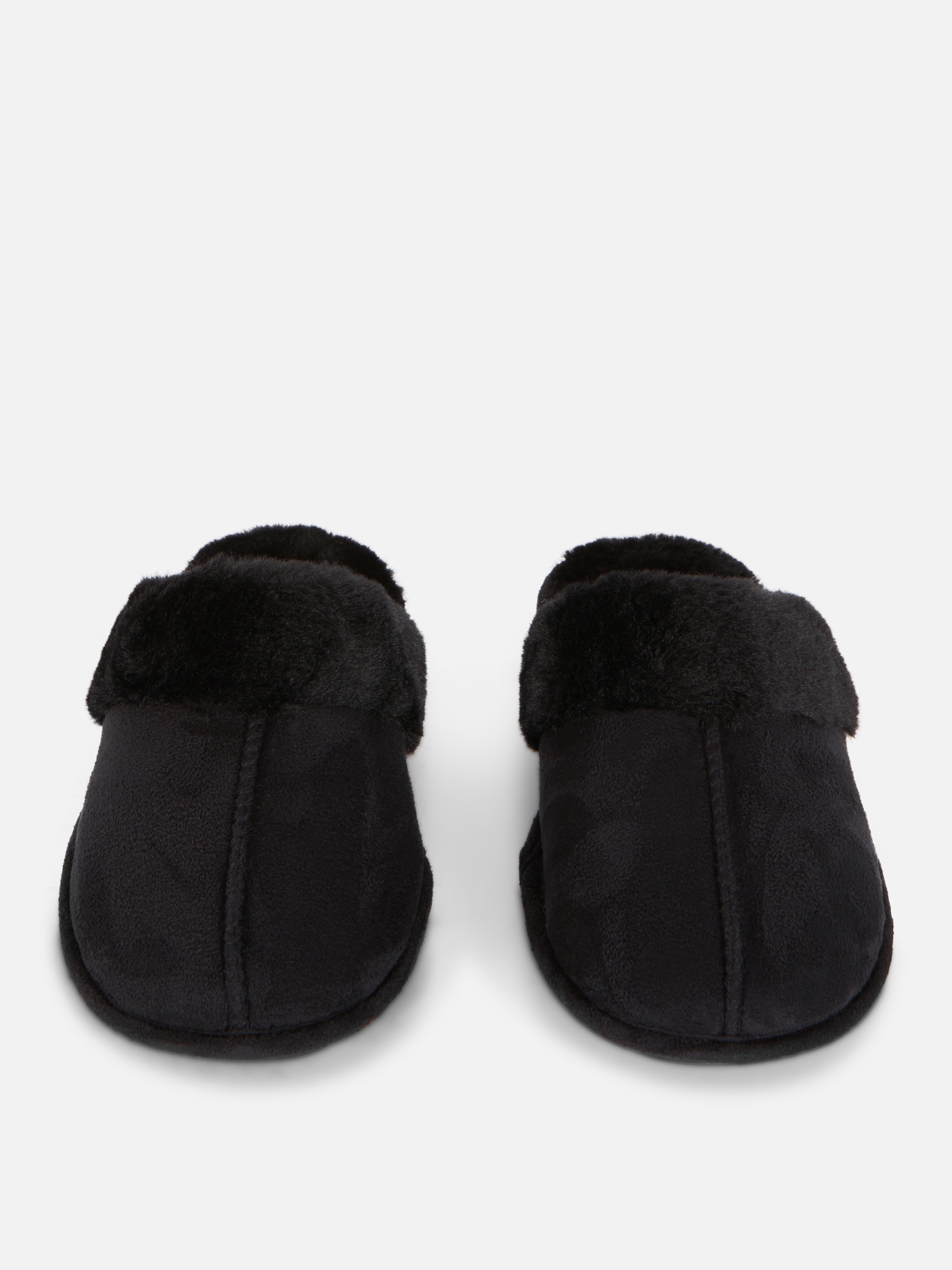 Faux Suede Slippers