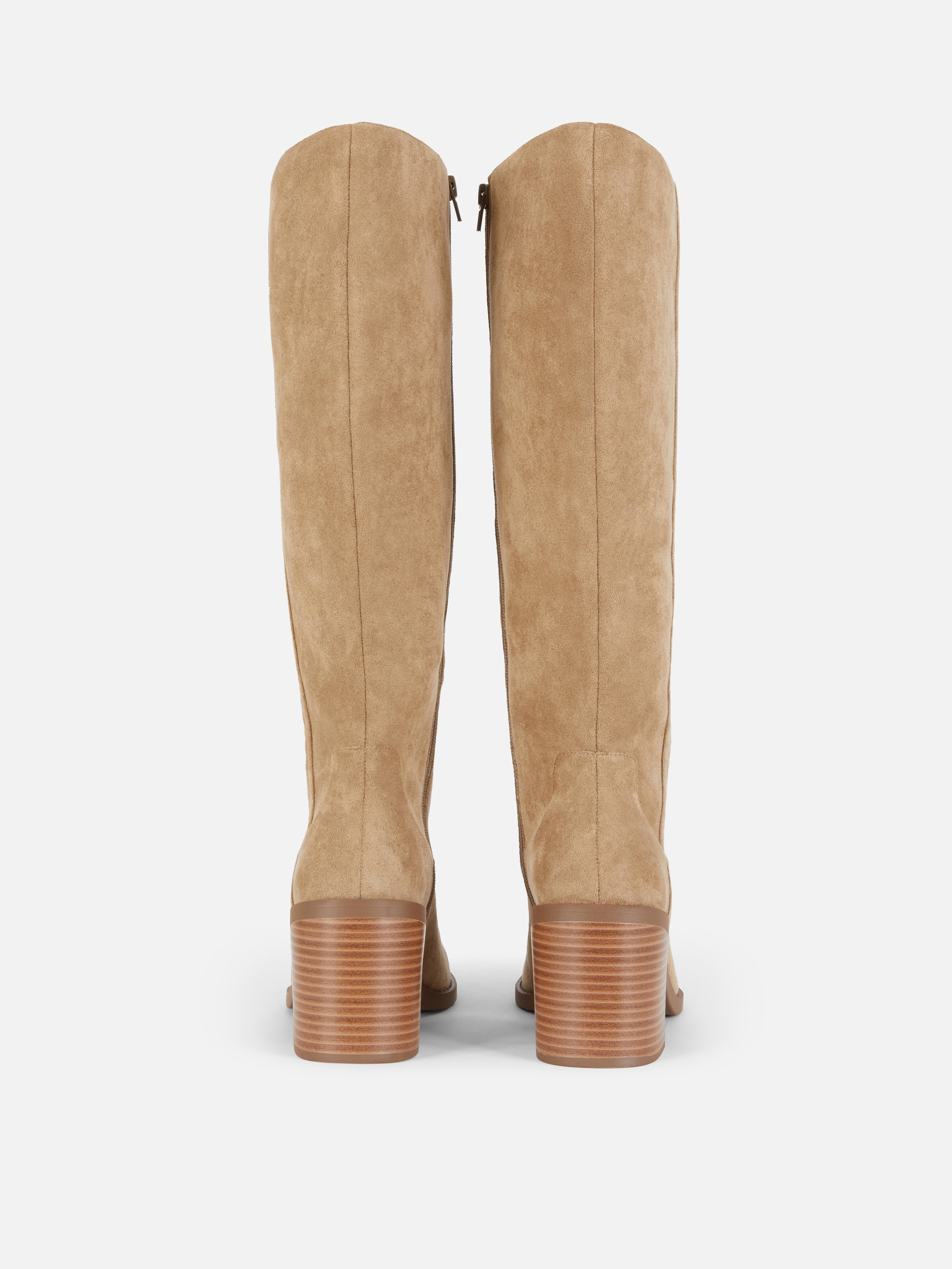 Knee High Block Heel Boots