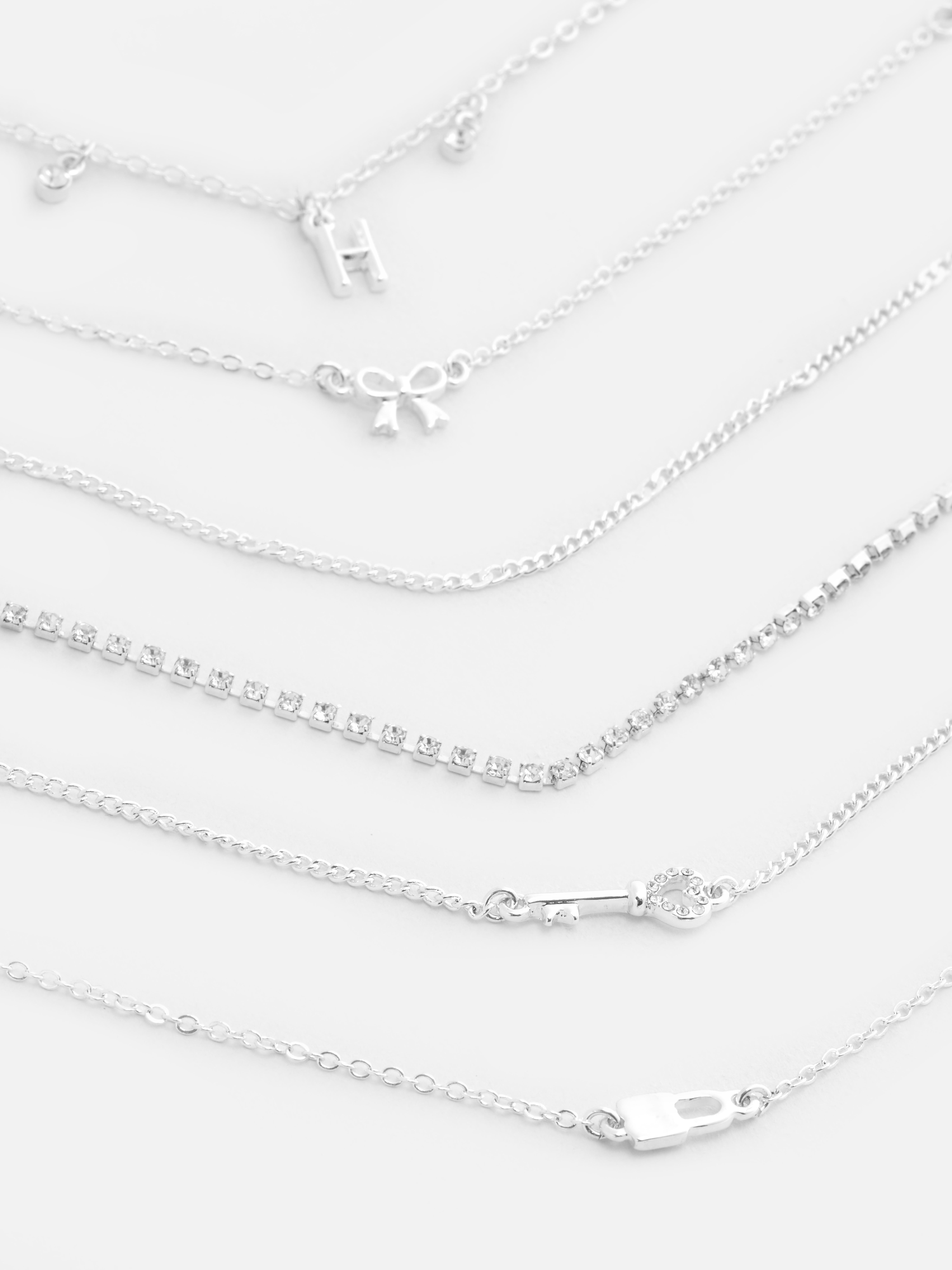 6pk Initial Friendship Bracelets