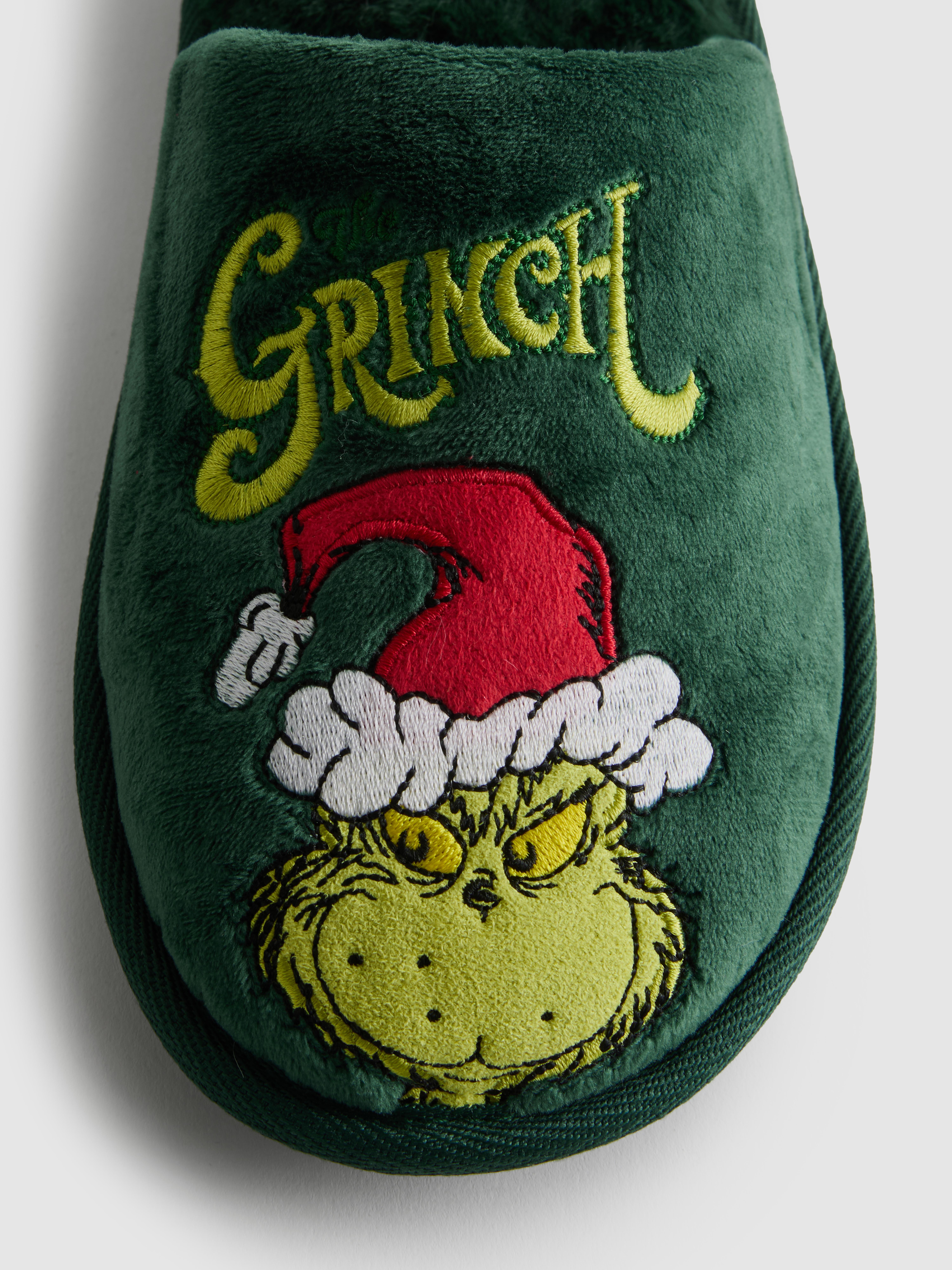The Grinch Christmas Mule Slippers