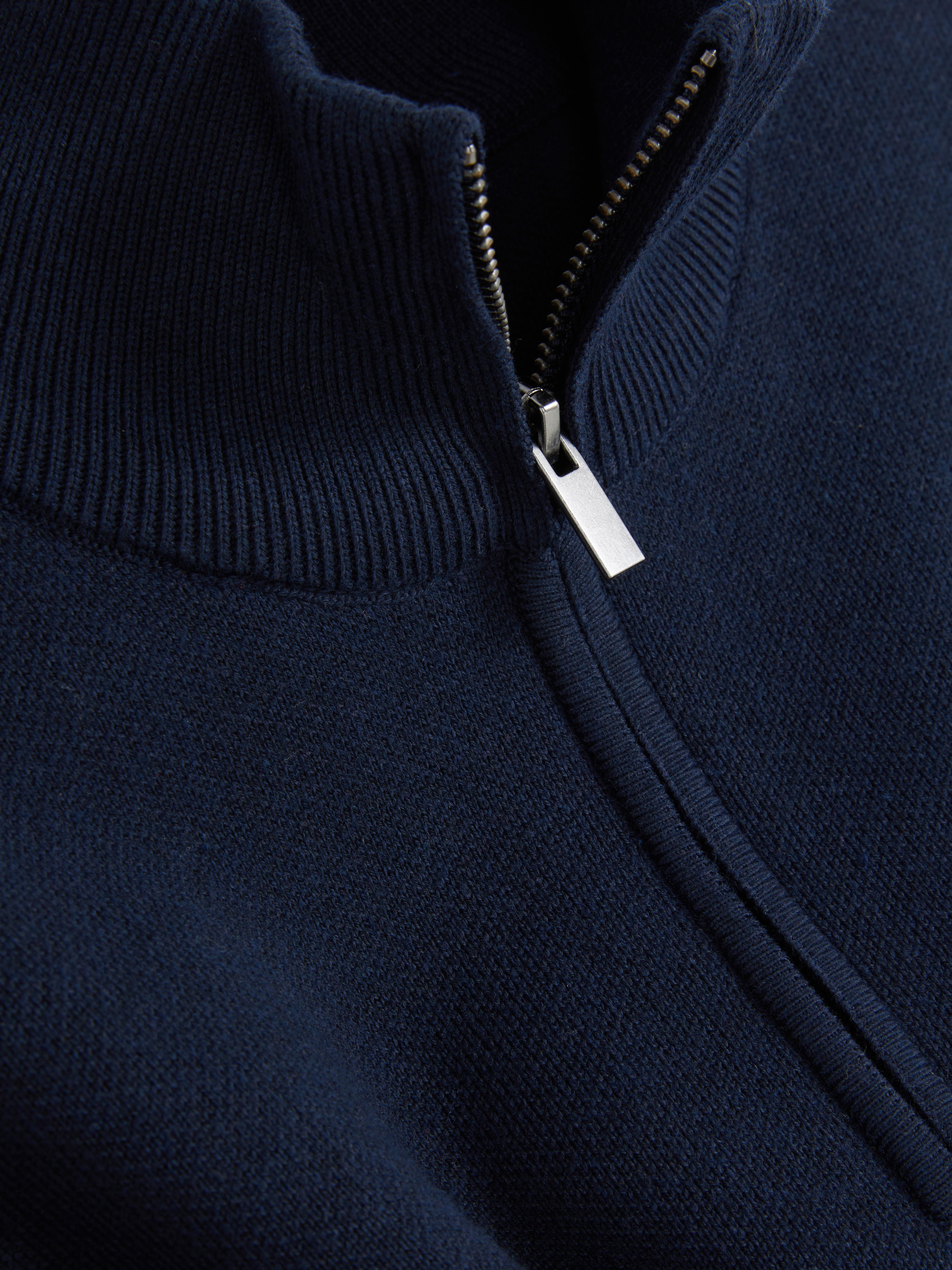 Half-Zip Funnel Neck Sweater