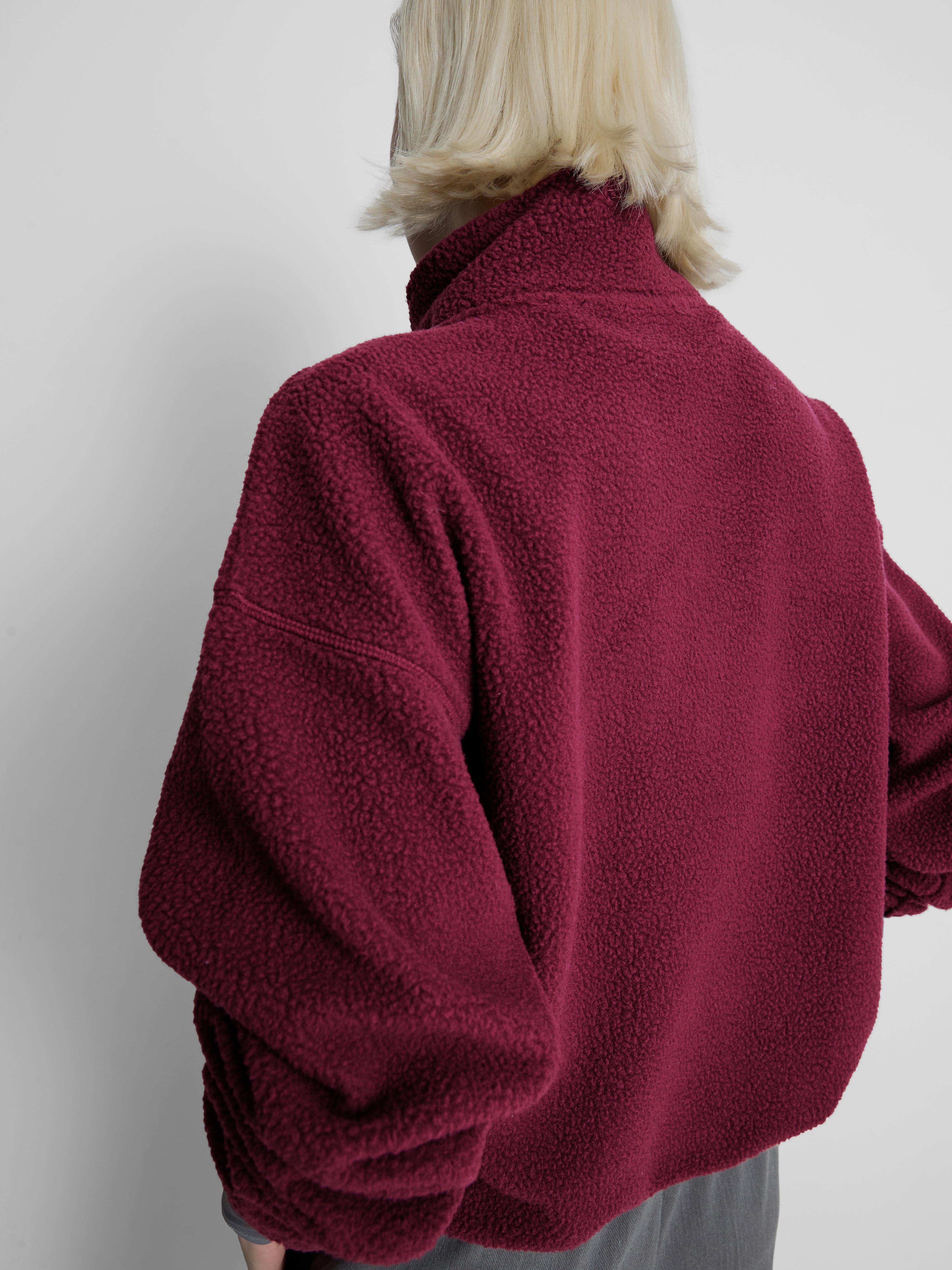 Half Zip Borg Fleece