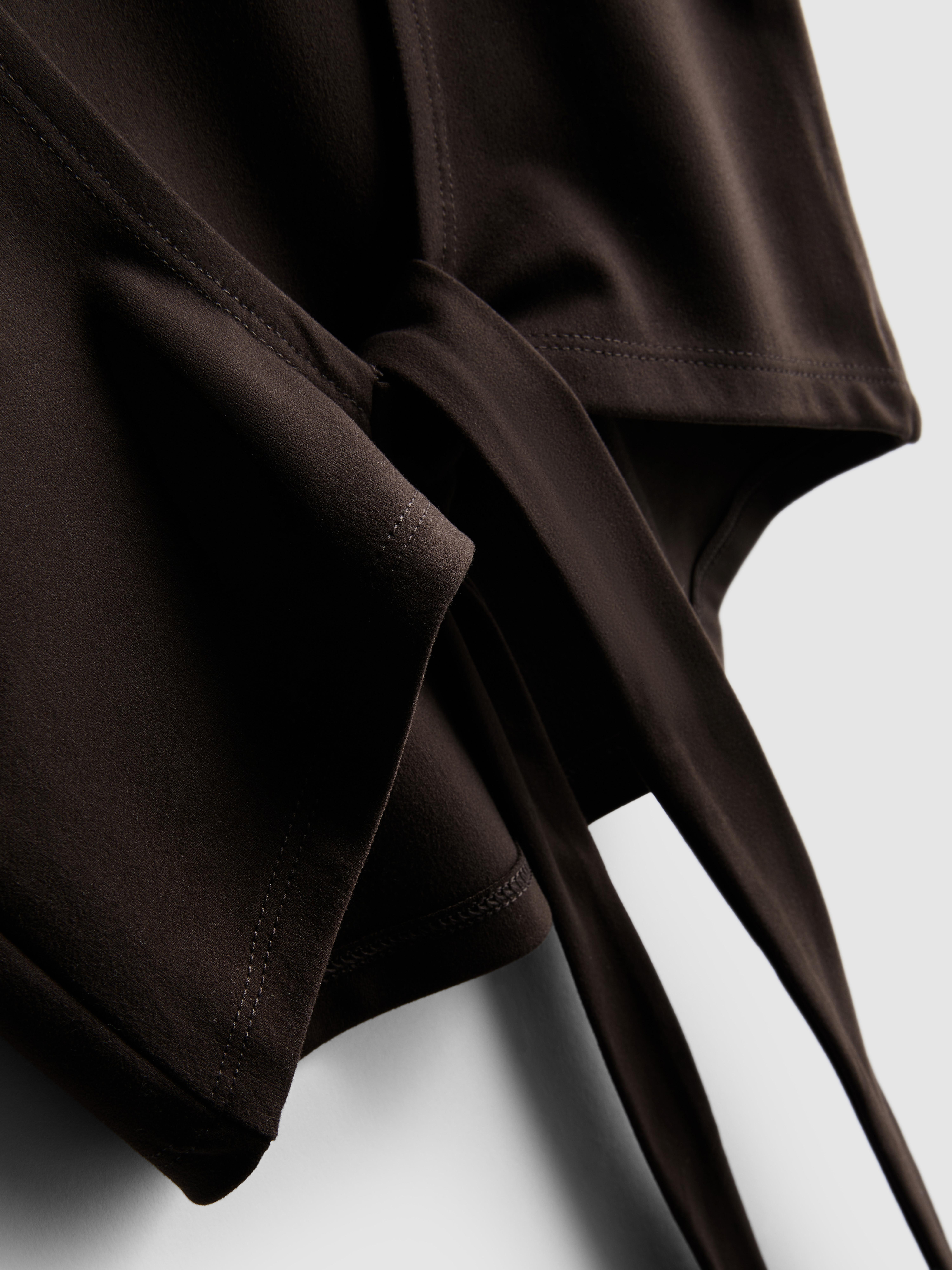 Rita Ora Cropped Tie Back Tee