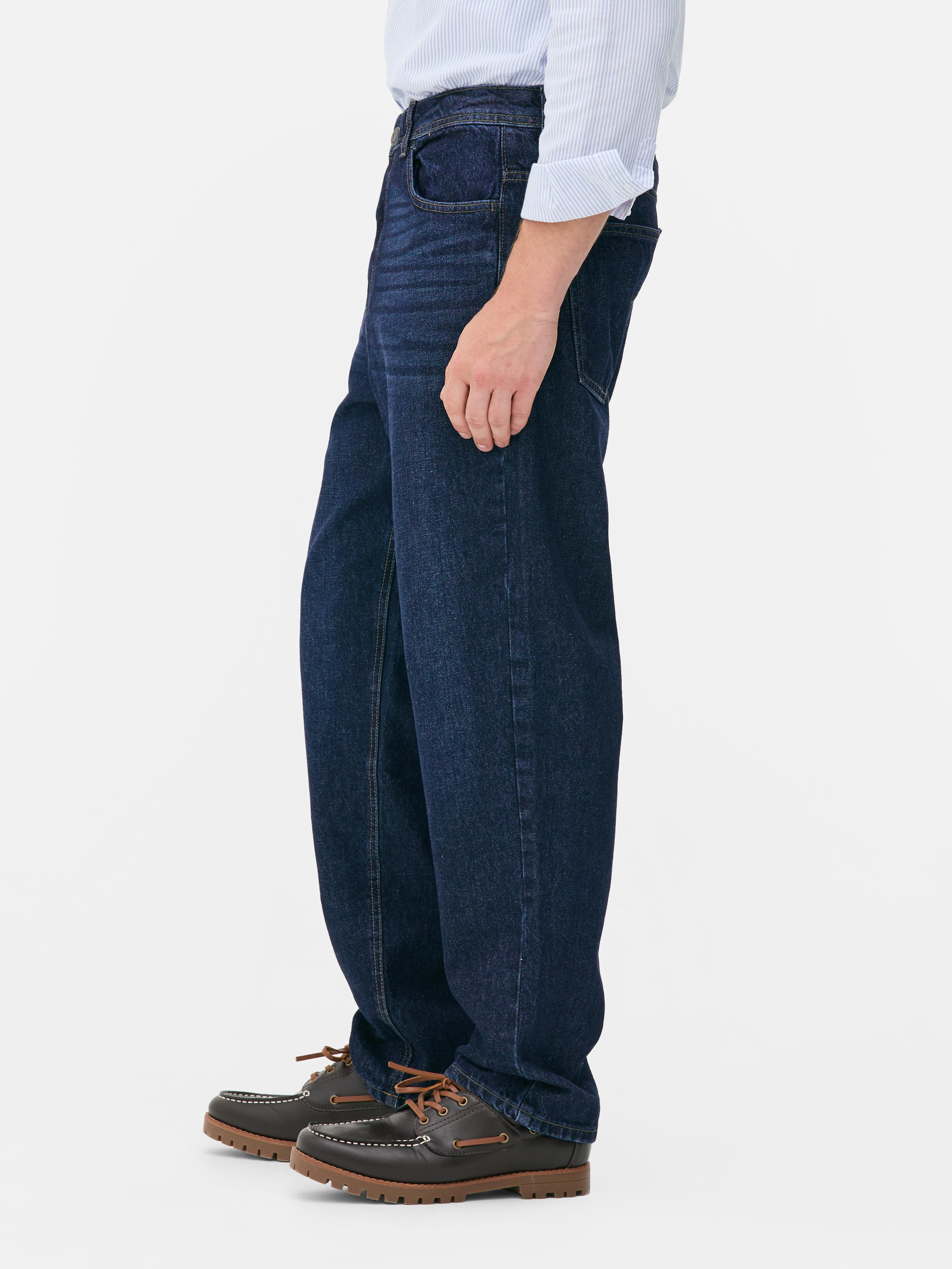 High-Waisted Relaxed Jeans