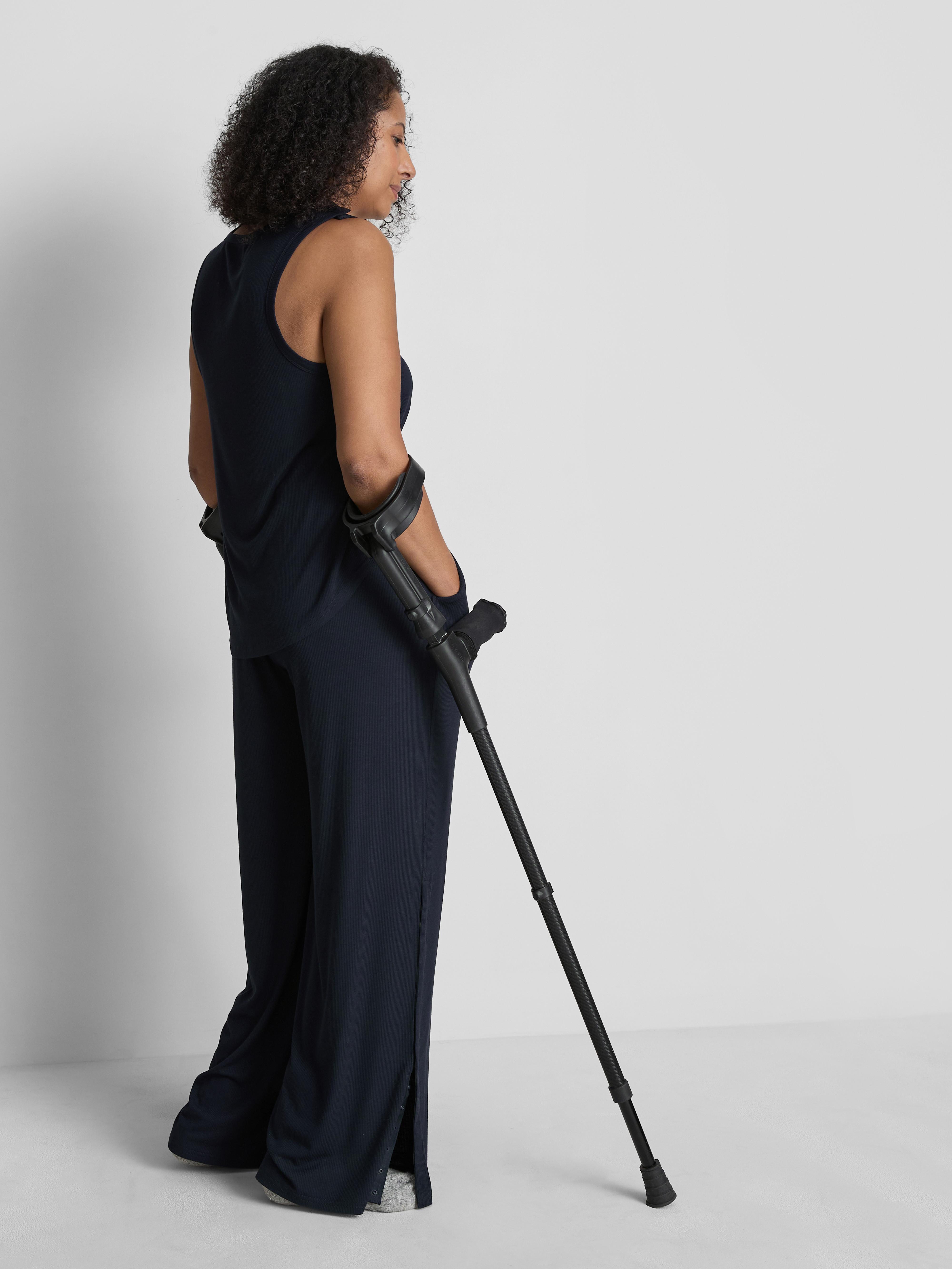 Adaptive Ribbed Pajama Pants