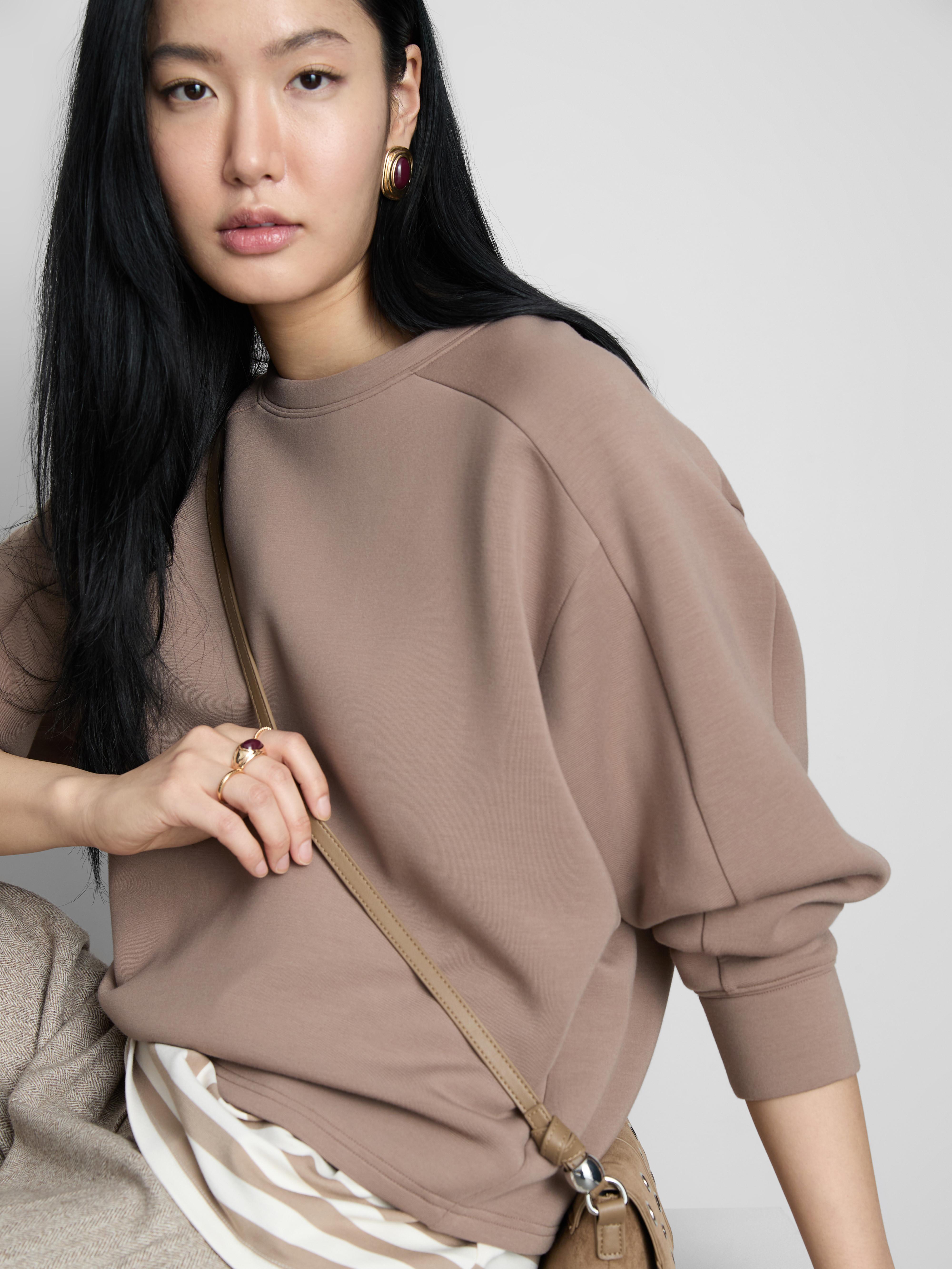 The Edit Scuba Crew Neck Sweatshirt